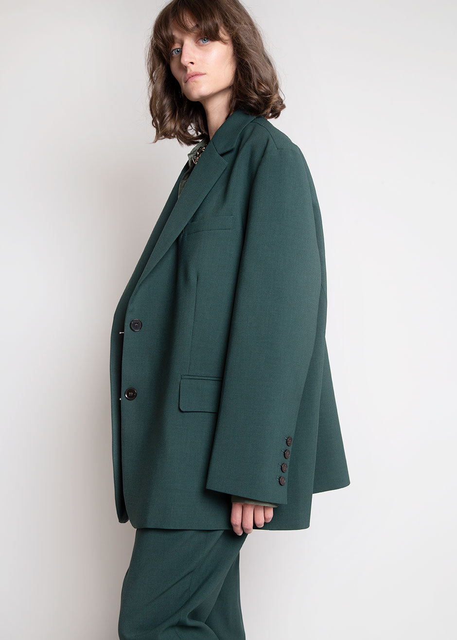 Bea Blazer - Forest Green - 5