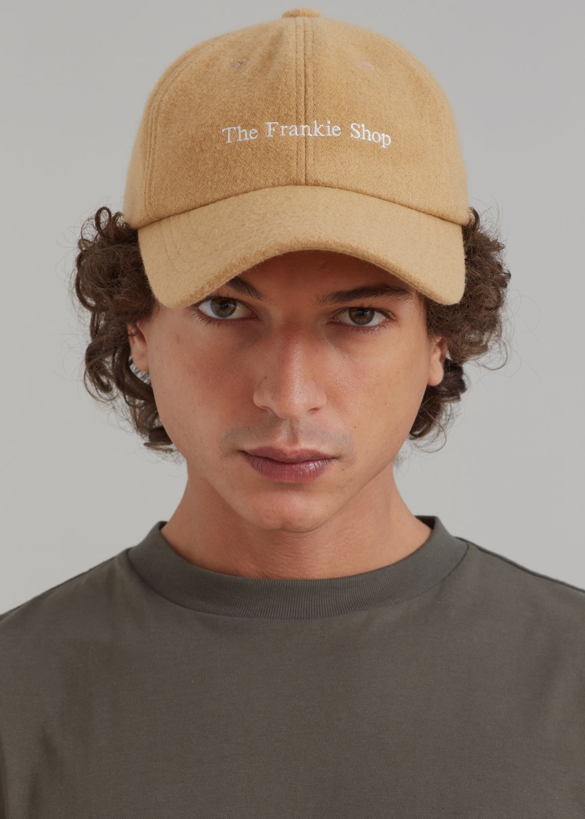 Frankie Wool Baseball Cap - Caramel - 7
