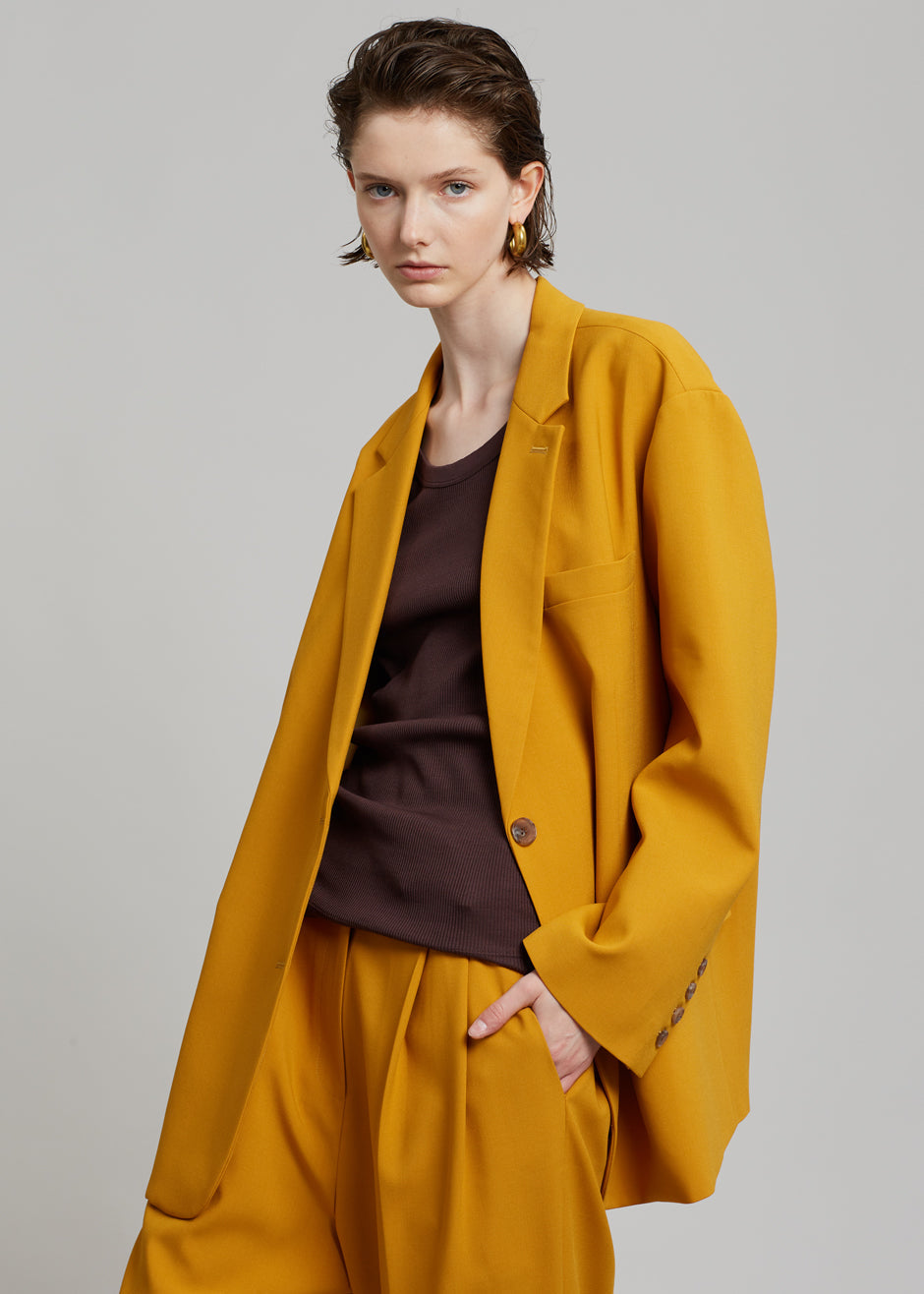 Bea Blazer - Mustard - 8