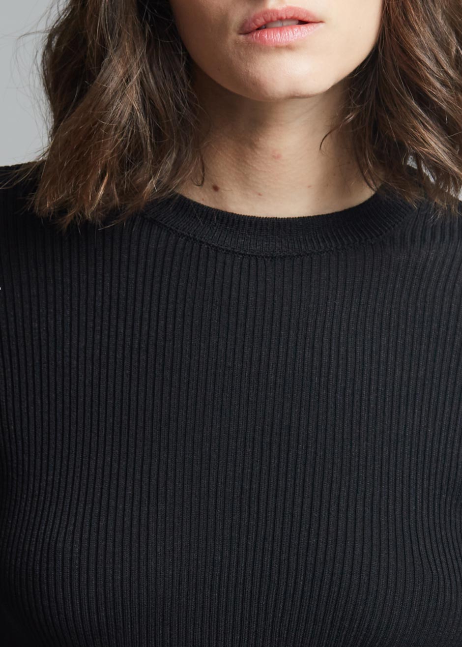Bevza Low Waistline Bodysuit - Black - 4
