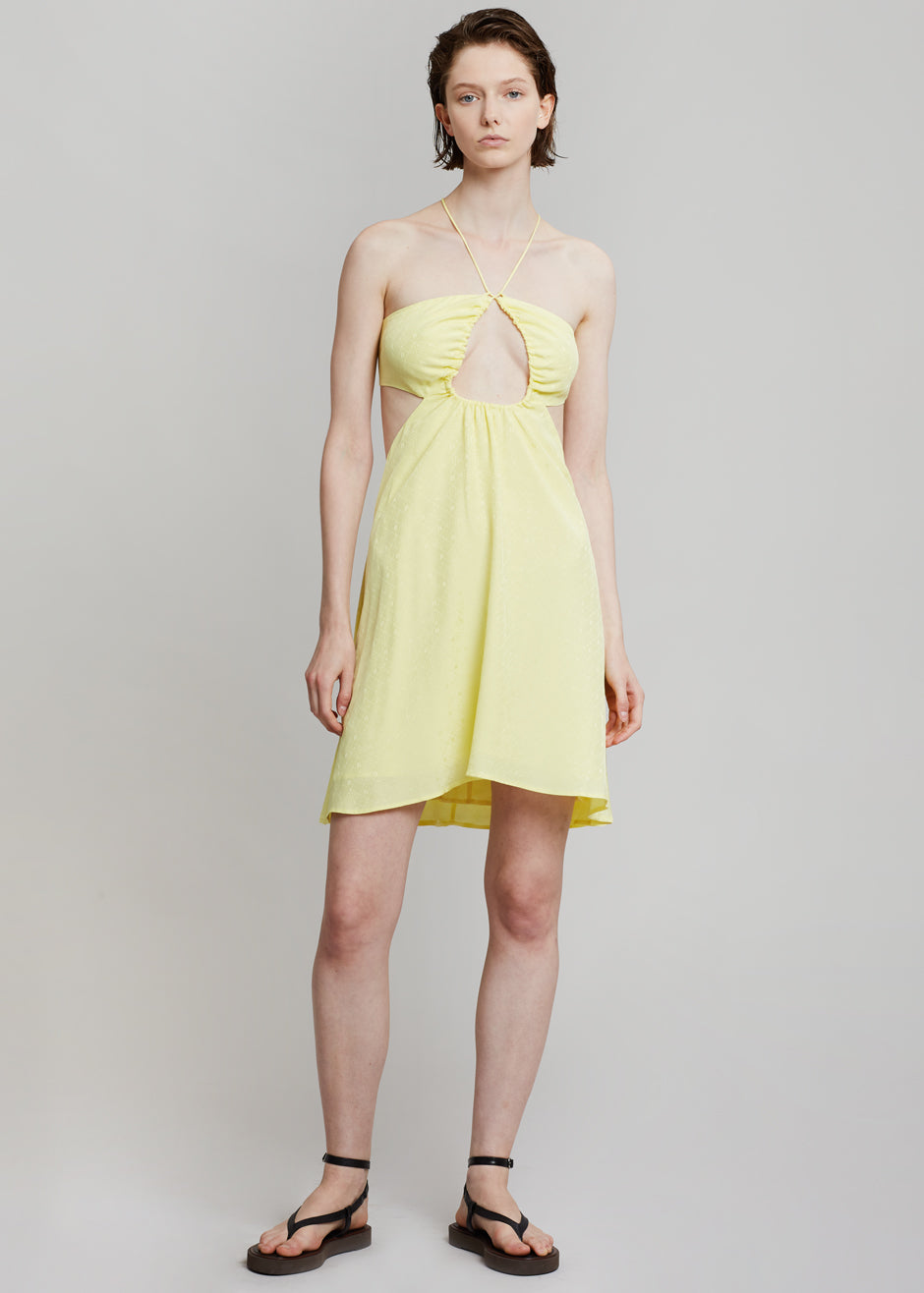ROTATE Nanna Dress - Elfin Yellow - 6
