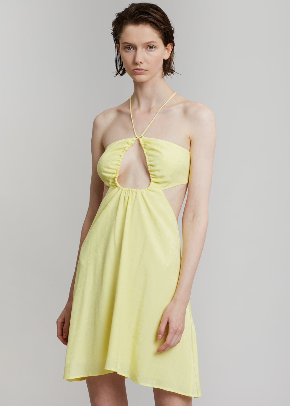 ROTATE Nanna Dress - Elfin Yellow - 4