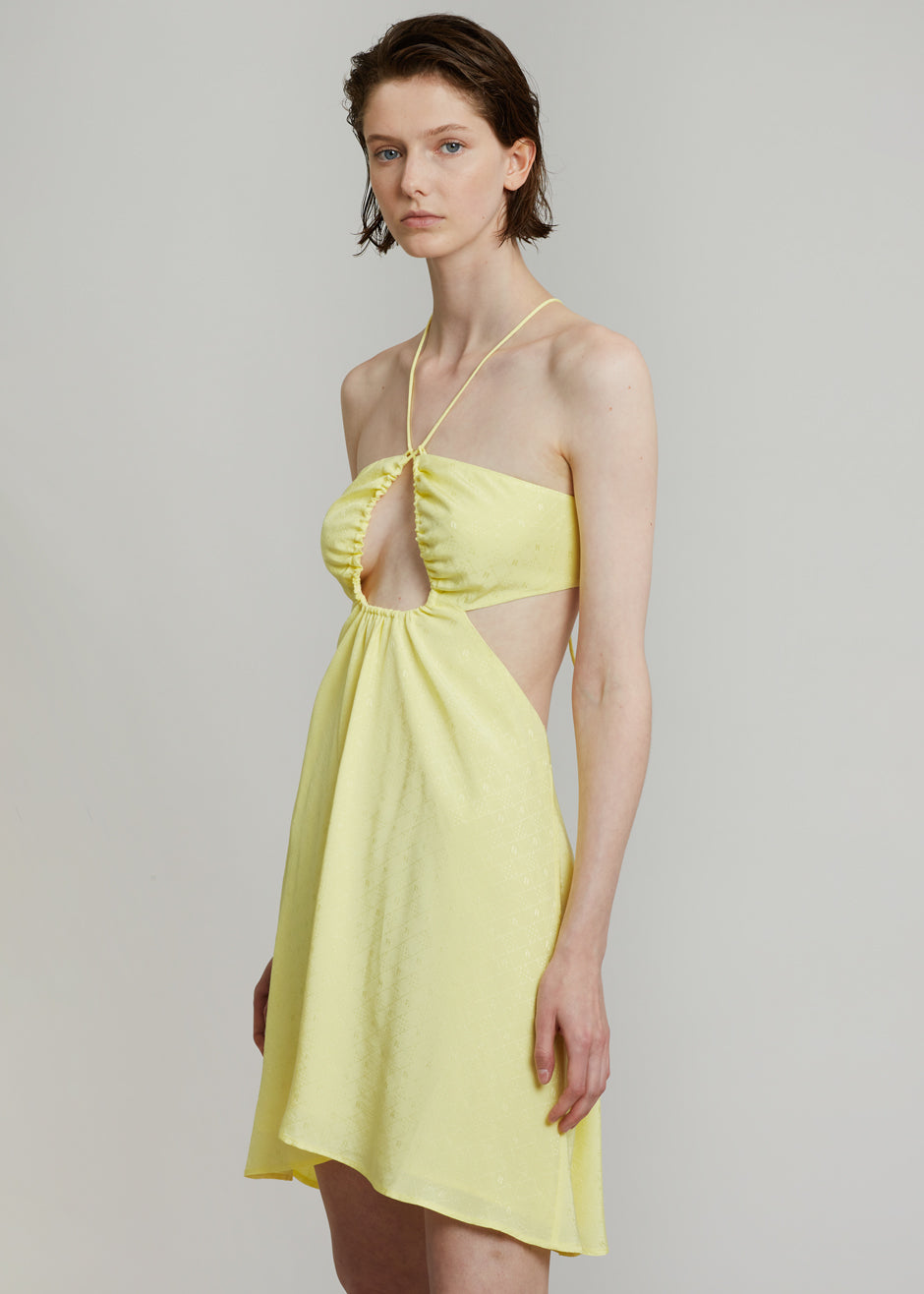 ROTATE Nanna Dress - Elfin Yellow - 5