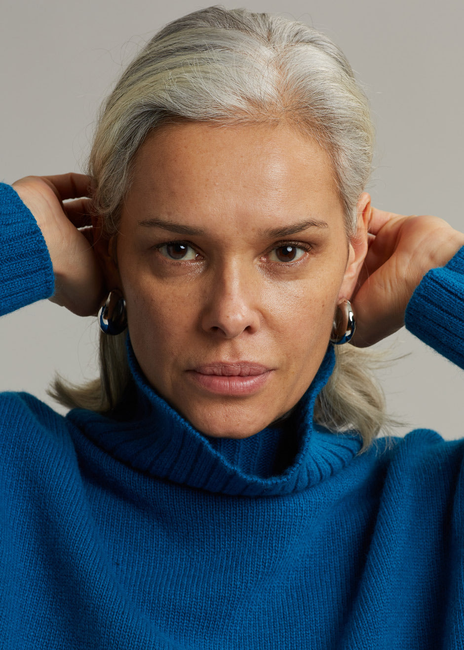 Laura Lombardi Cusp Hoops - Silver - 7