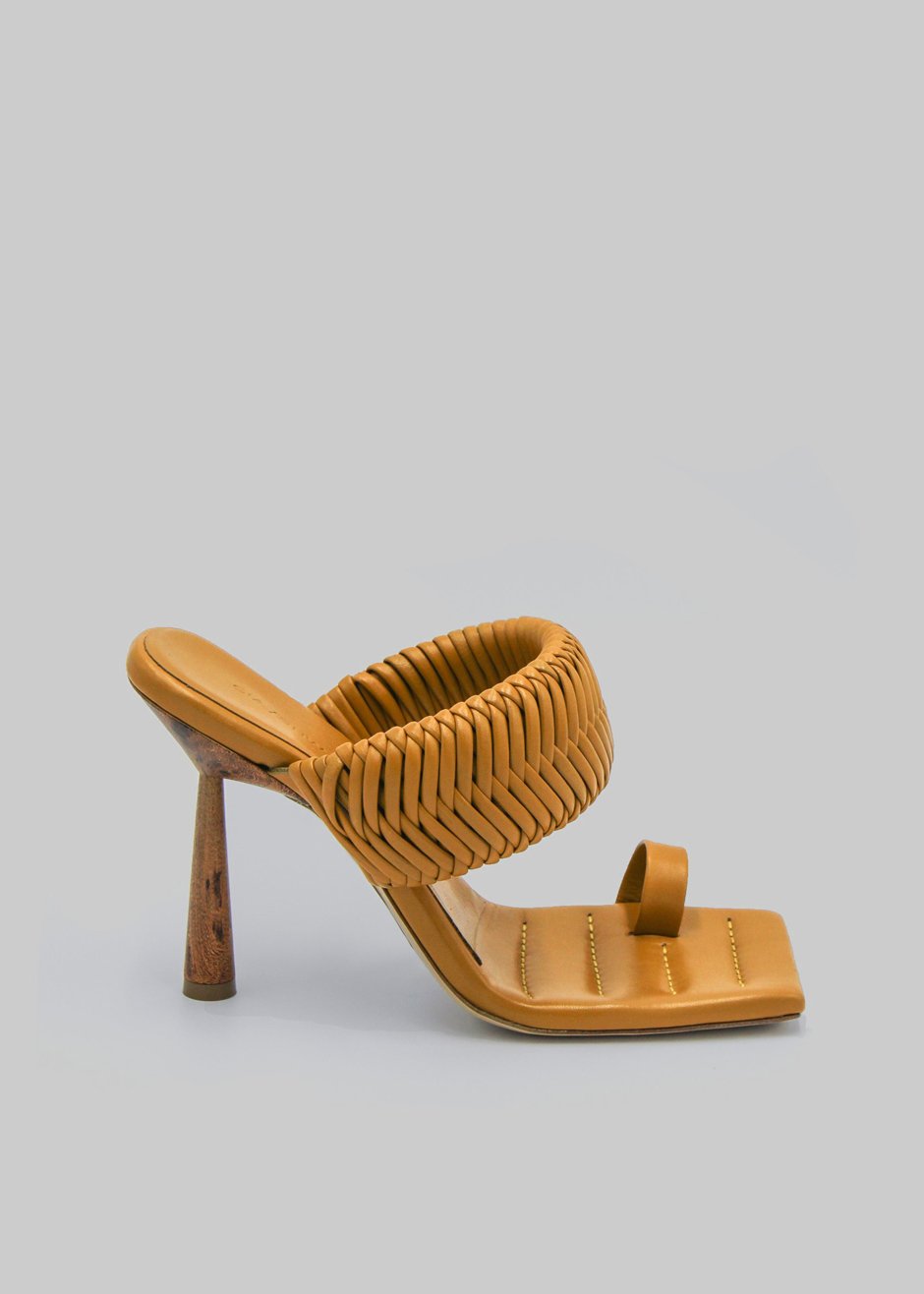 GIA x RHW Toe Ring Mule - Golden Brown - 1