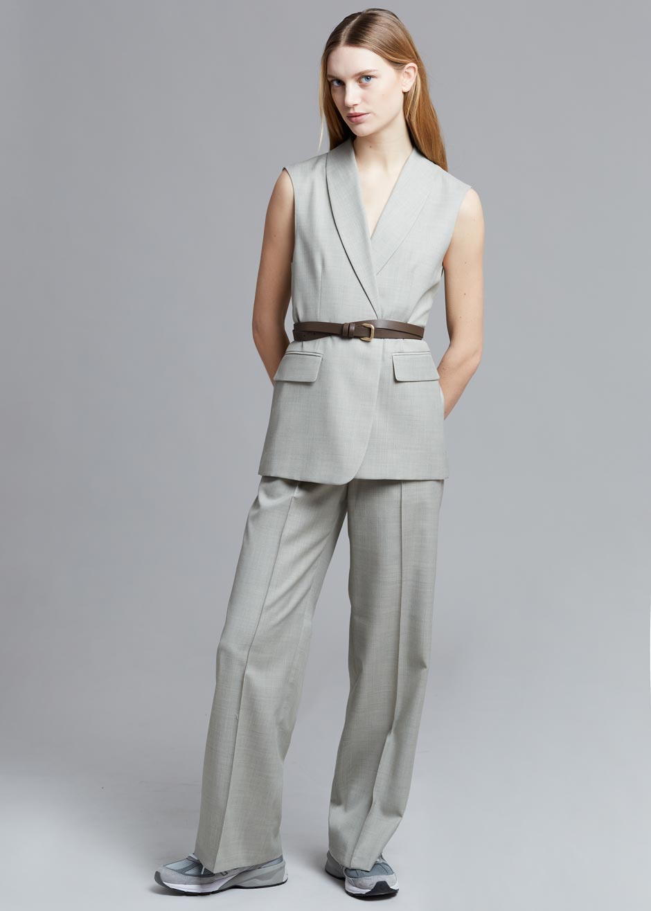 Mattea Suit Trousers in Agate Melange - 4