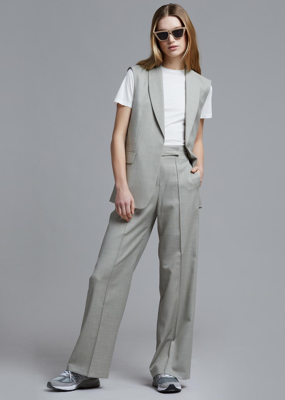 Mattea Suit Trousers in Agate Melange - 1