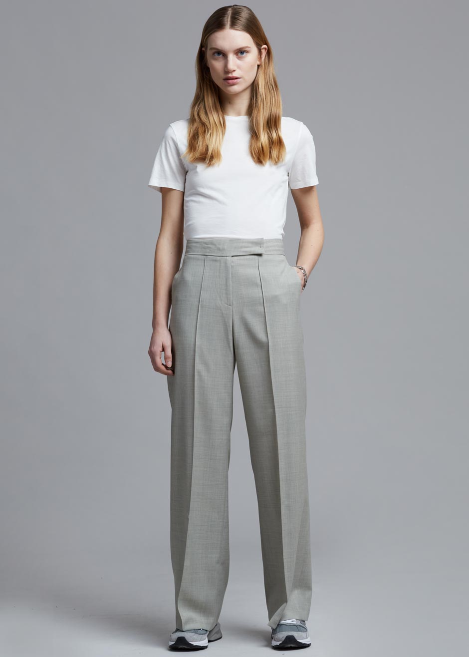 Mattea Suit Trousers in Agate Melange - 3