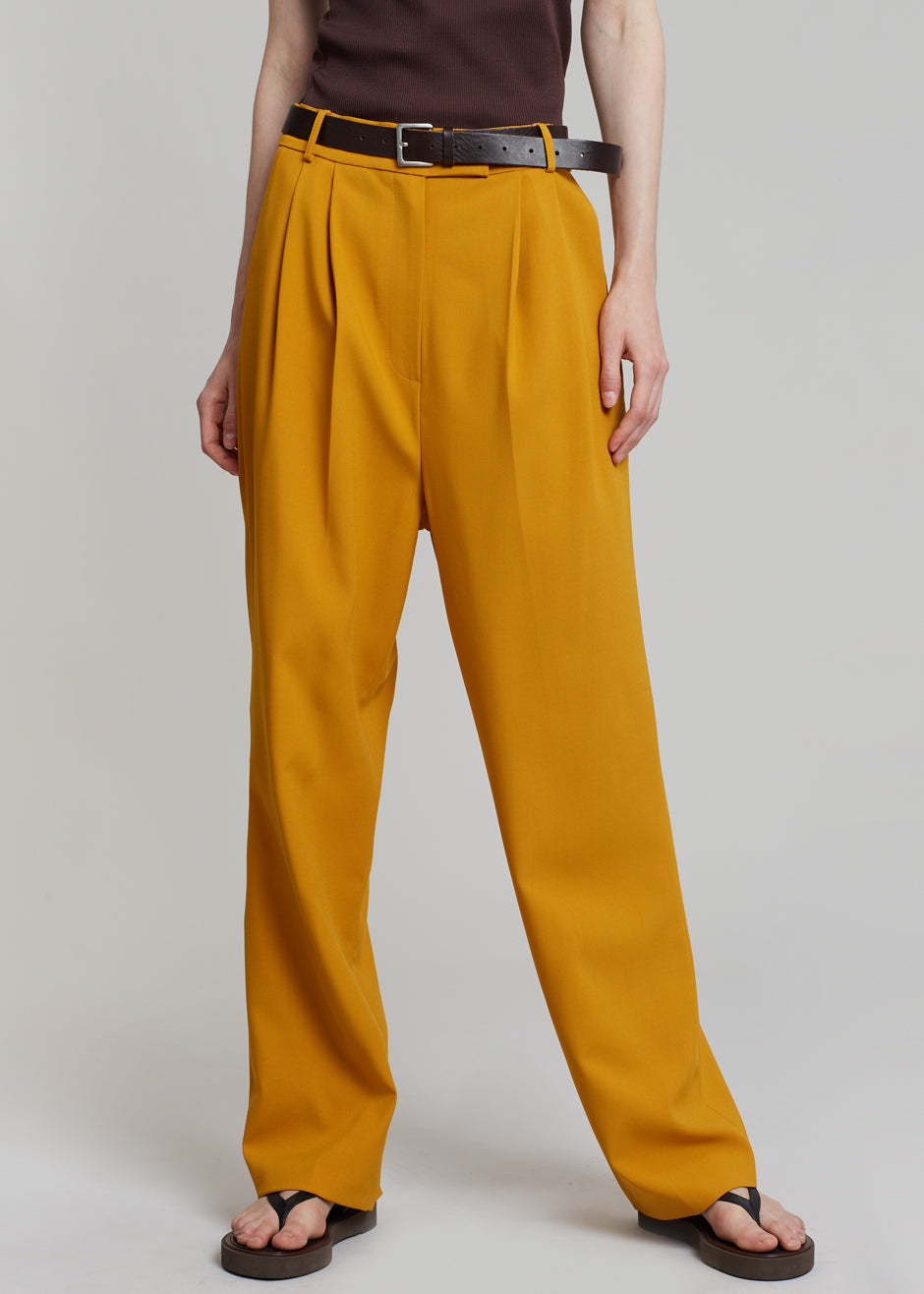 Bea Suit Pants - Mustard - 2