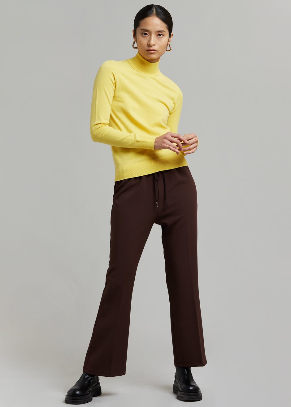 Verona Knit Turtleneck - Lemon - 2