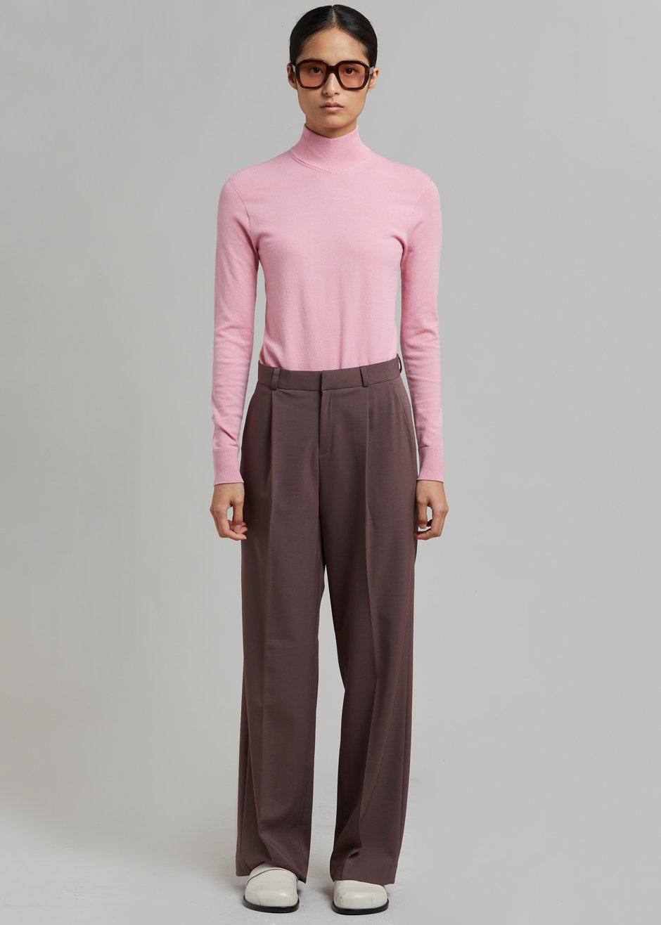 Verona Knit Turtleneck - Peony - 9