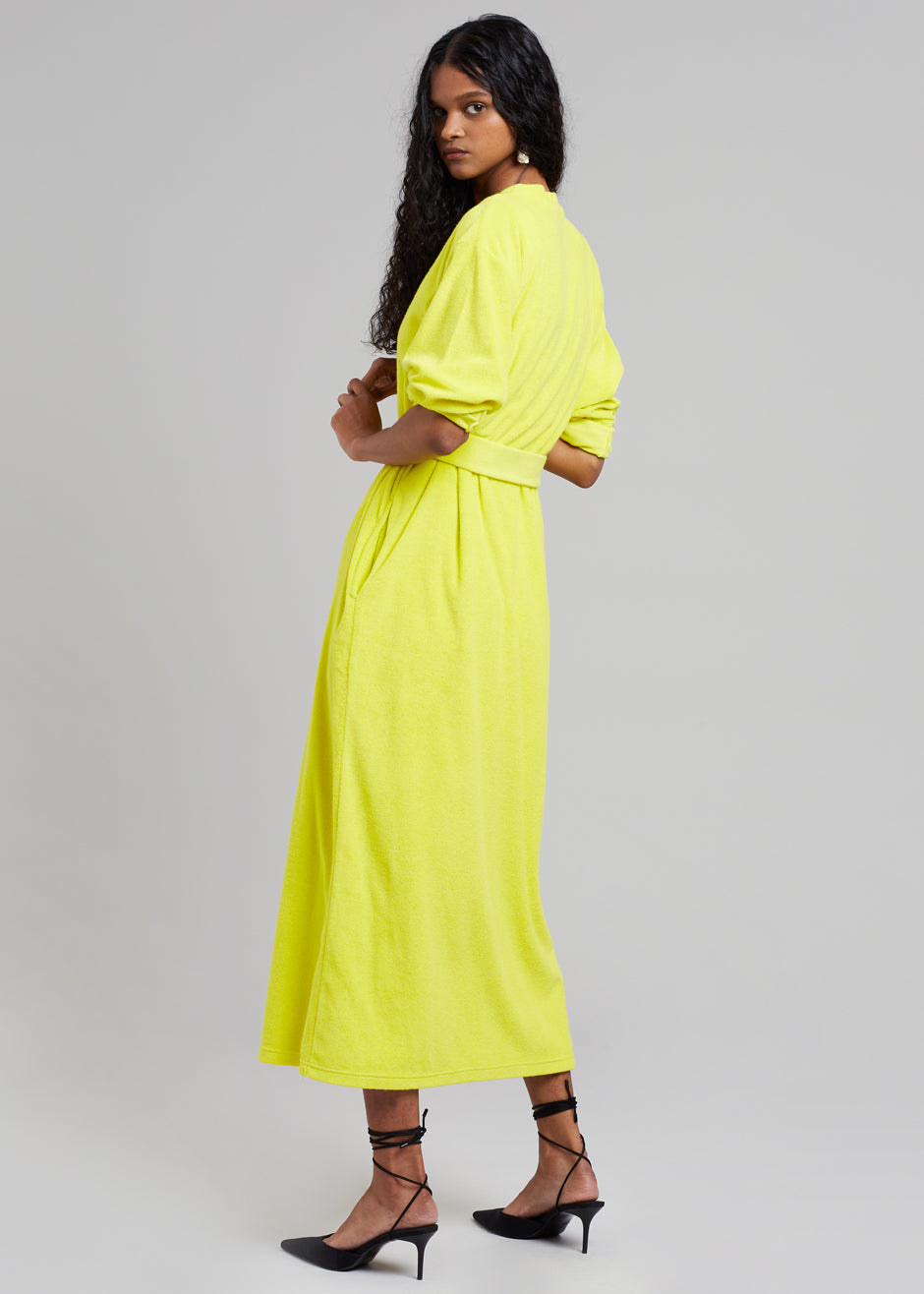 Taka Terry Duster Cardigan - Yellow - 7