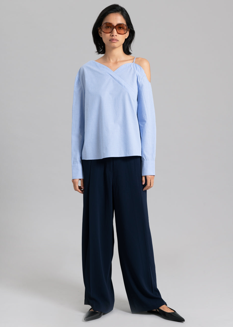 Eliz Shirt - Blue Stripe - 4