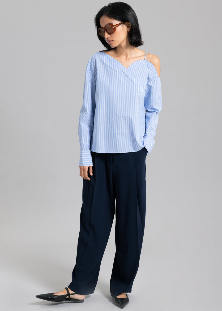 Eliz Shirt - Blue Stripe - 2