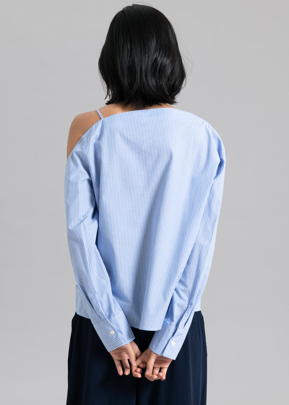 Eliz Shirt - Blue Stripe - 7