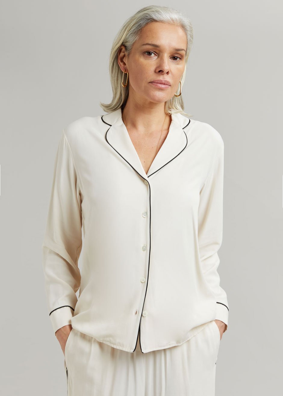 Sianna Blouse - Cream - 1