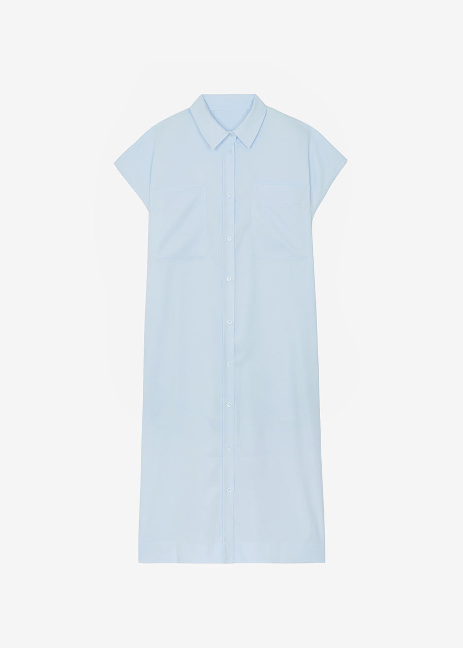 Tiril Shirt Dress - Sky - 8