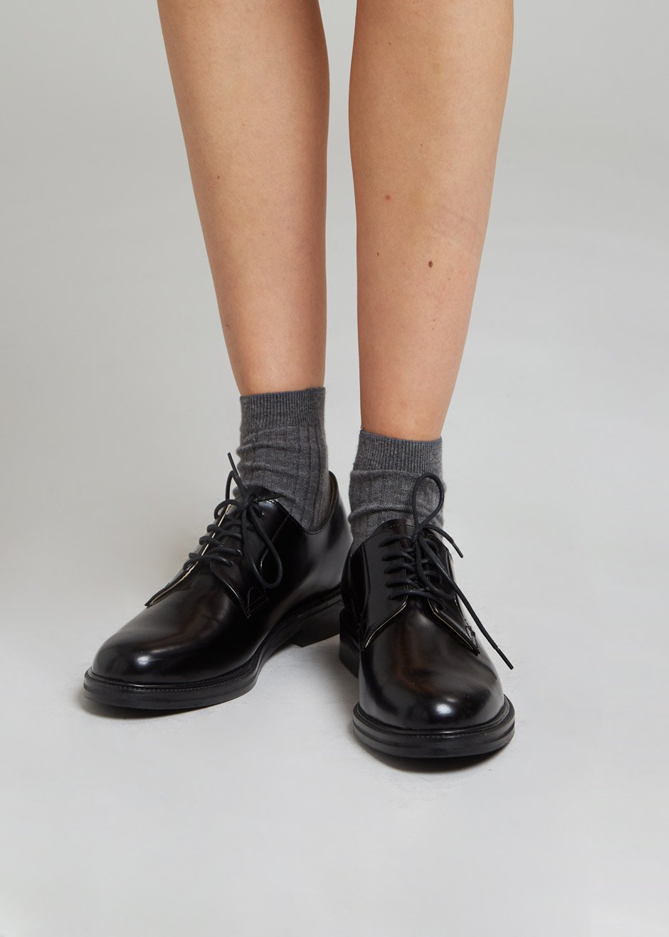 Keaton Leather Loafers - Black - 1