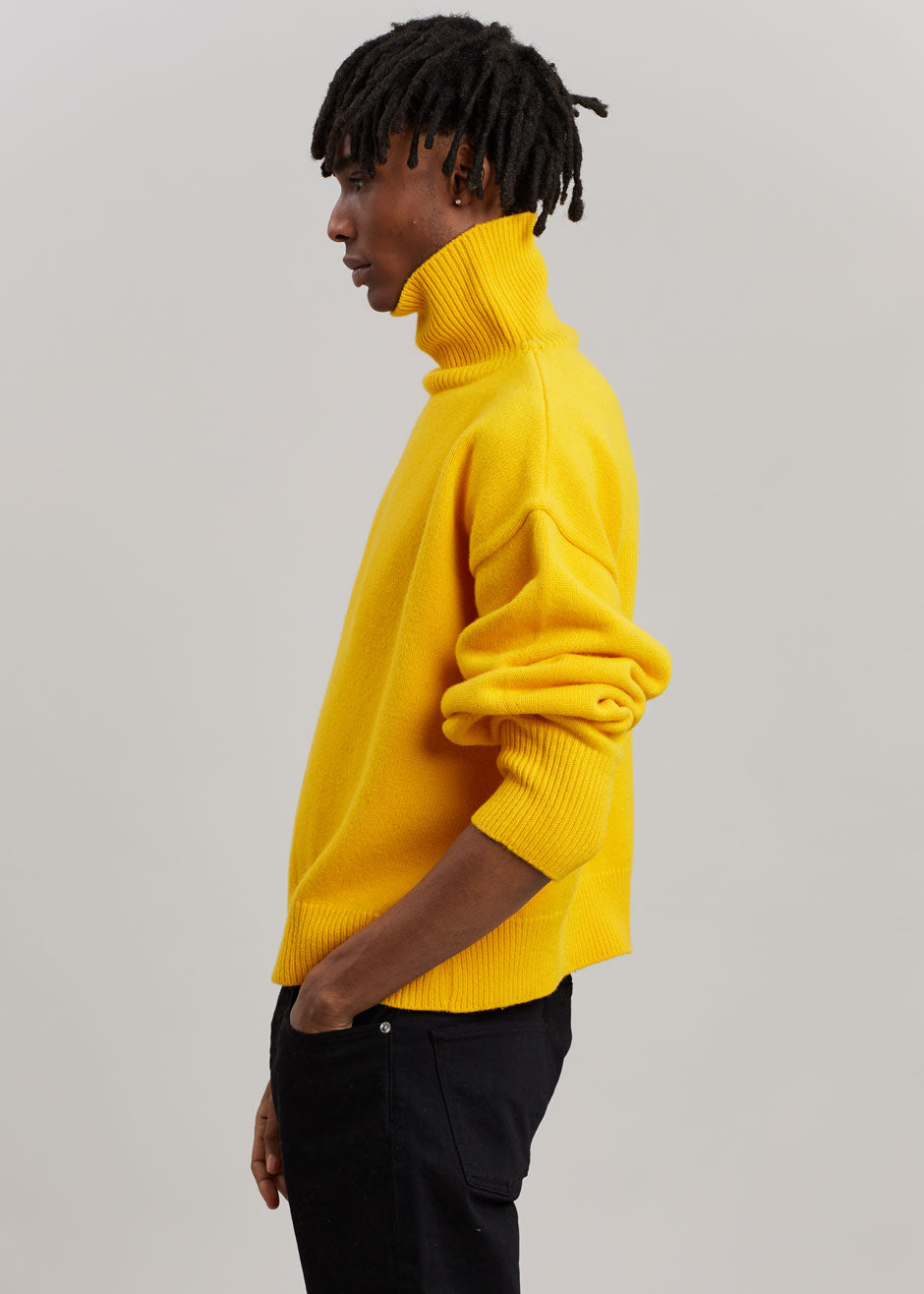 Joya Roll Neck Sweater - Marigold - 6