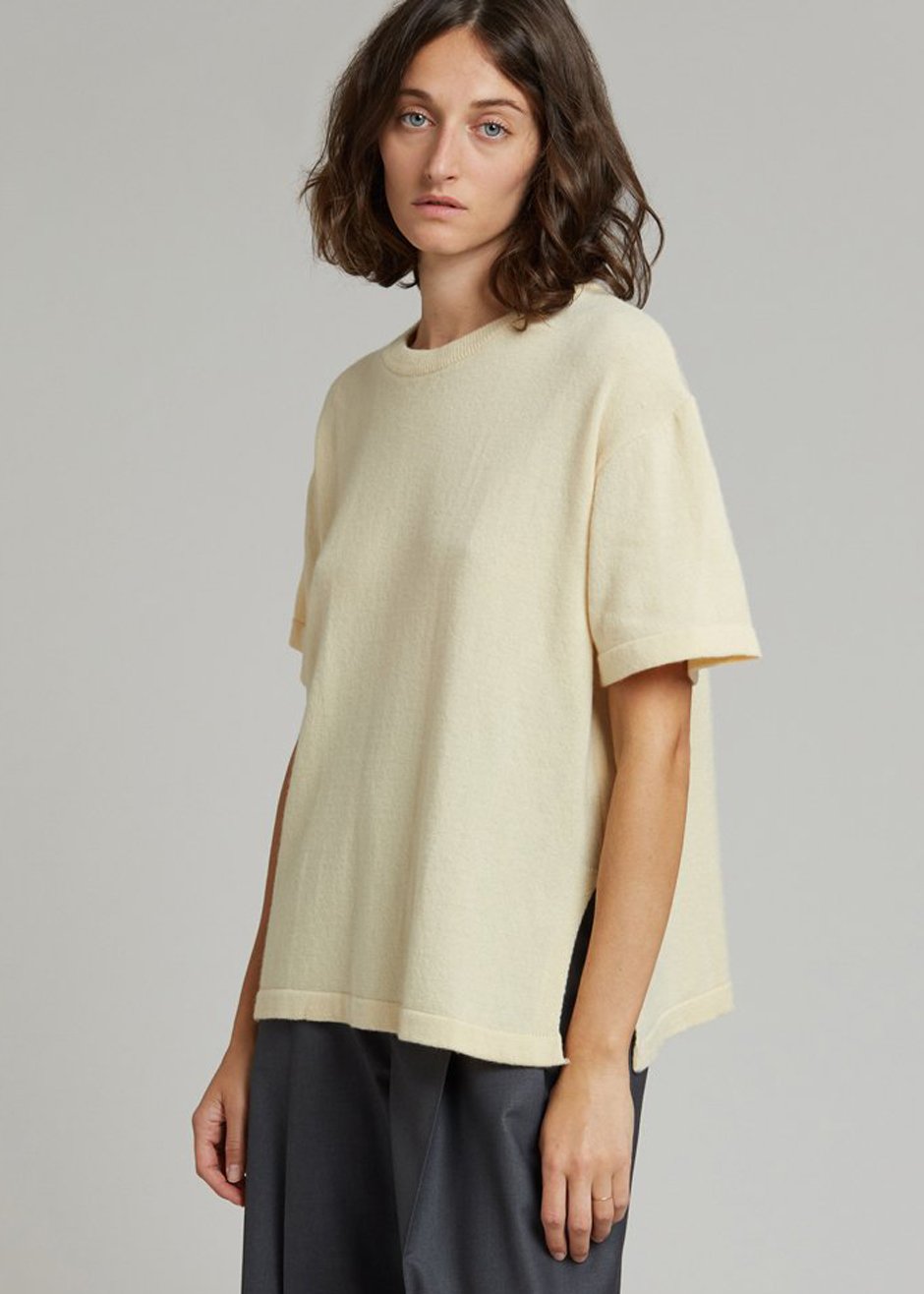 Raisa Knit Top - Custard - 7
