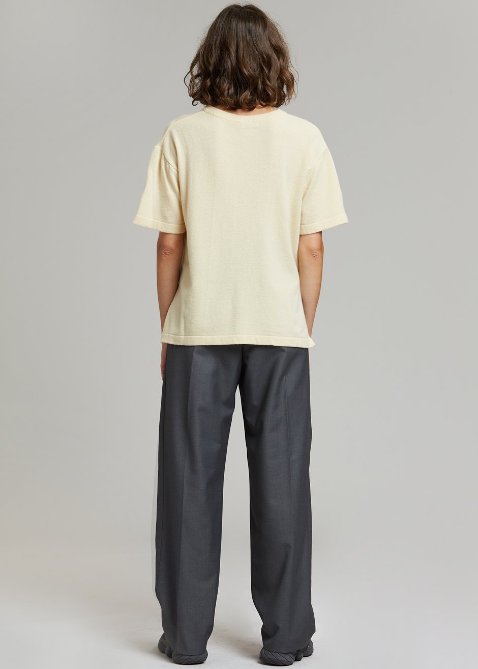 Raisa Knit Top - Custard - 9