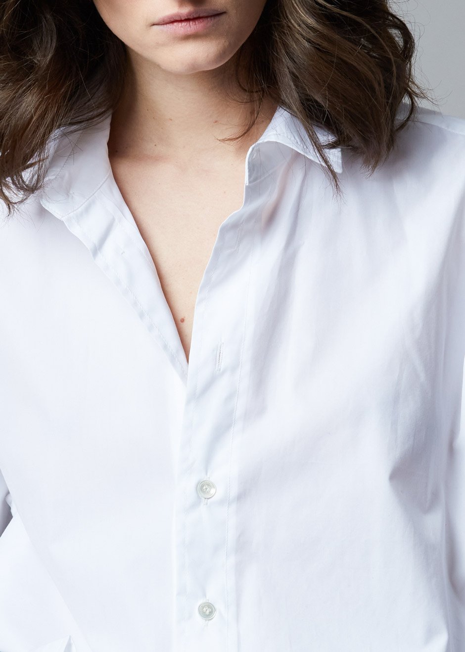 Dusky Classic Oversized Shirt - White - 6