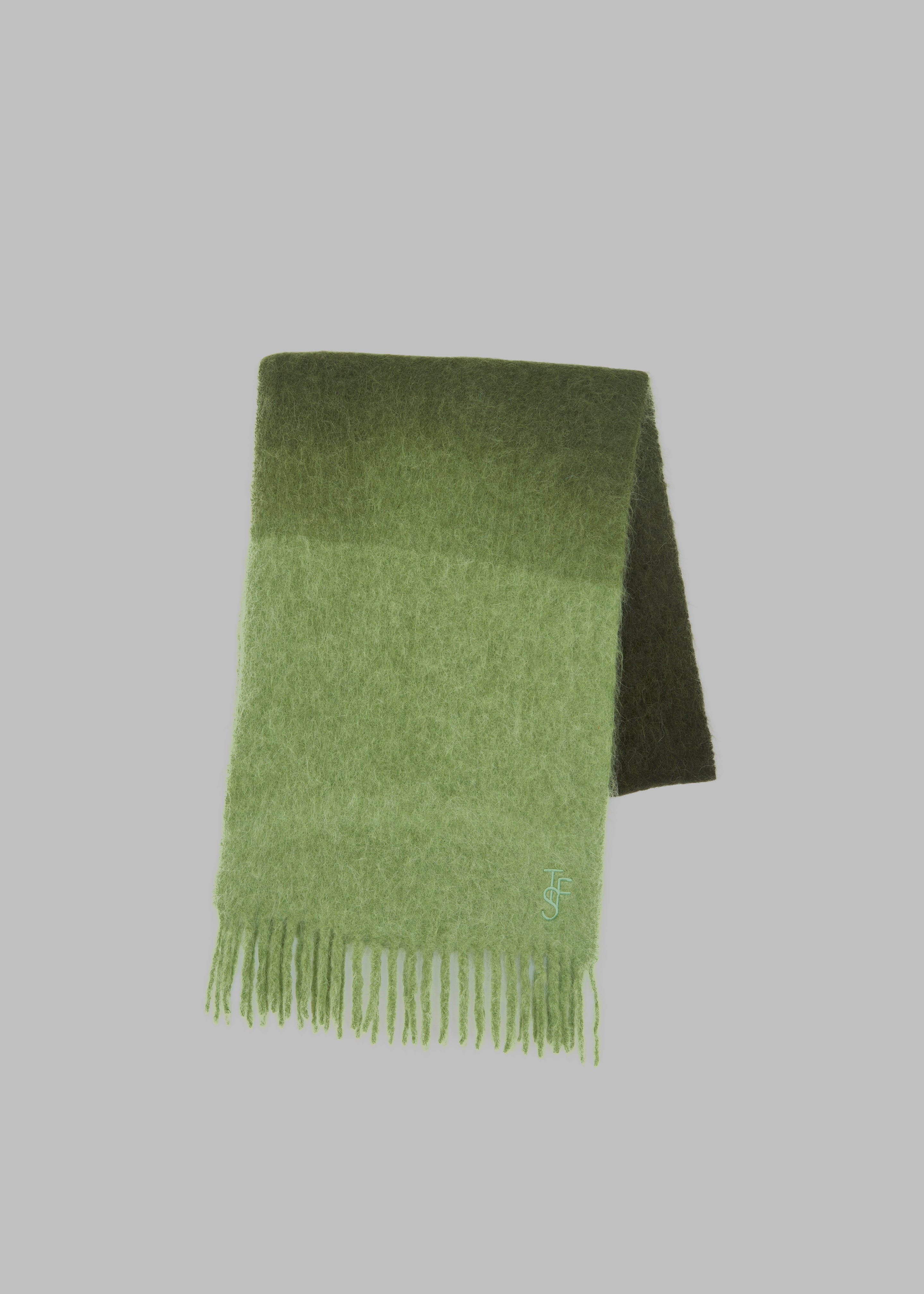 Frankie Lanne Scarf - Olive Gradient - 3