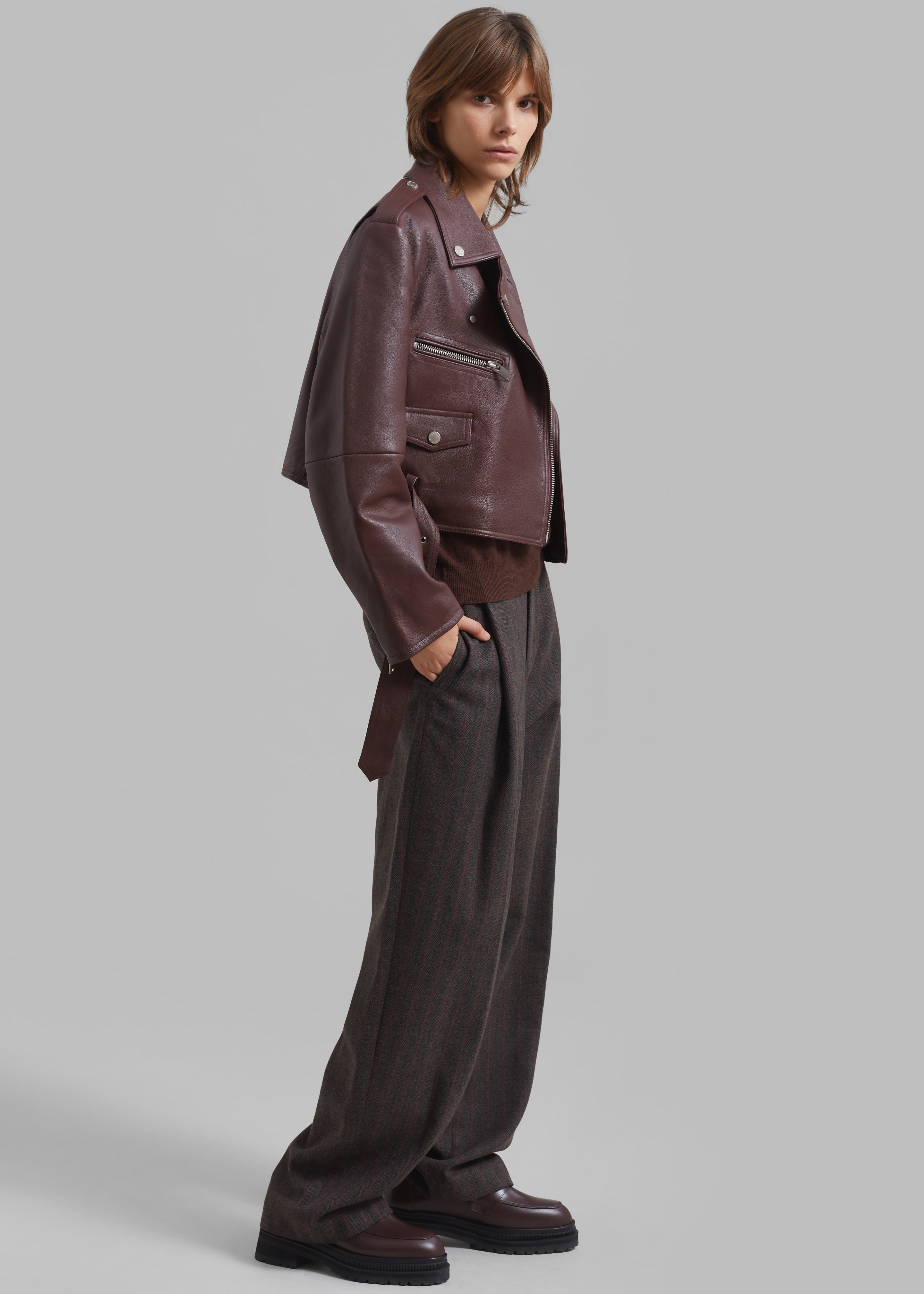 Gestuz Basilia GZ Short Jacket - Bitter Chocolate - 2