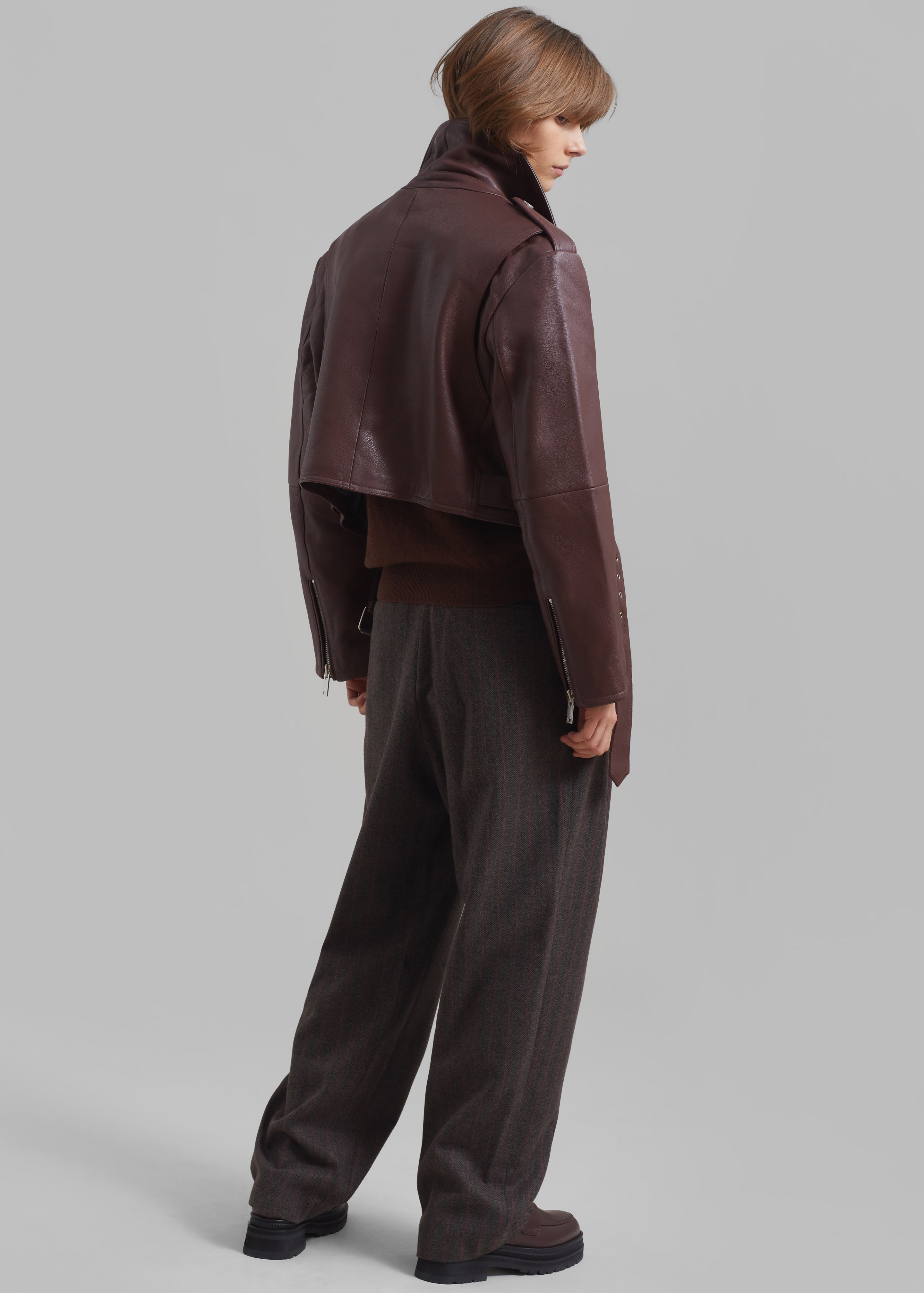 Gestuz Basilia GZ Short Jacket - Bitter Chocolate - 6