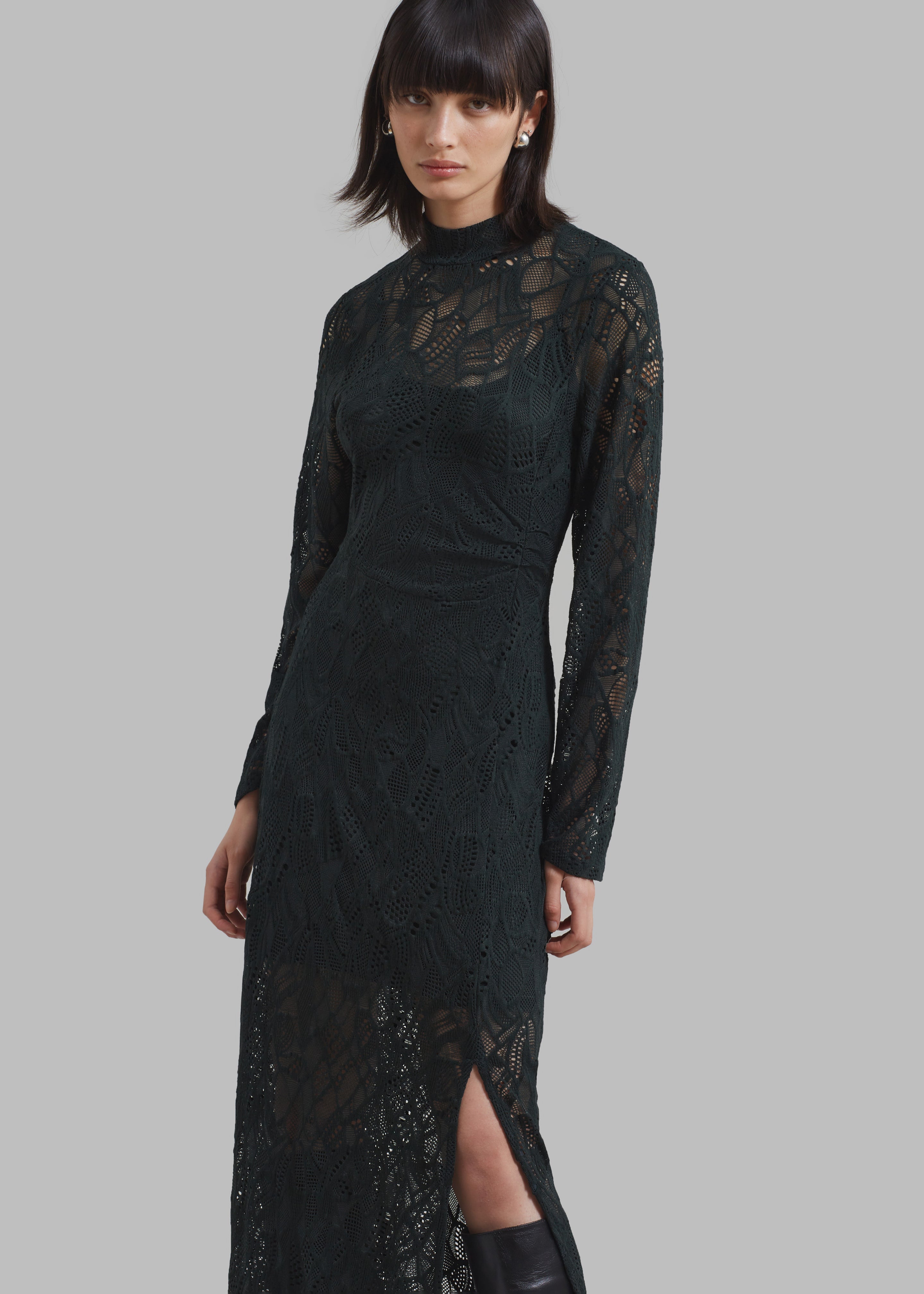 Gestuz Hilma GZ Lace Midi Dress - Jet Set - 3