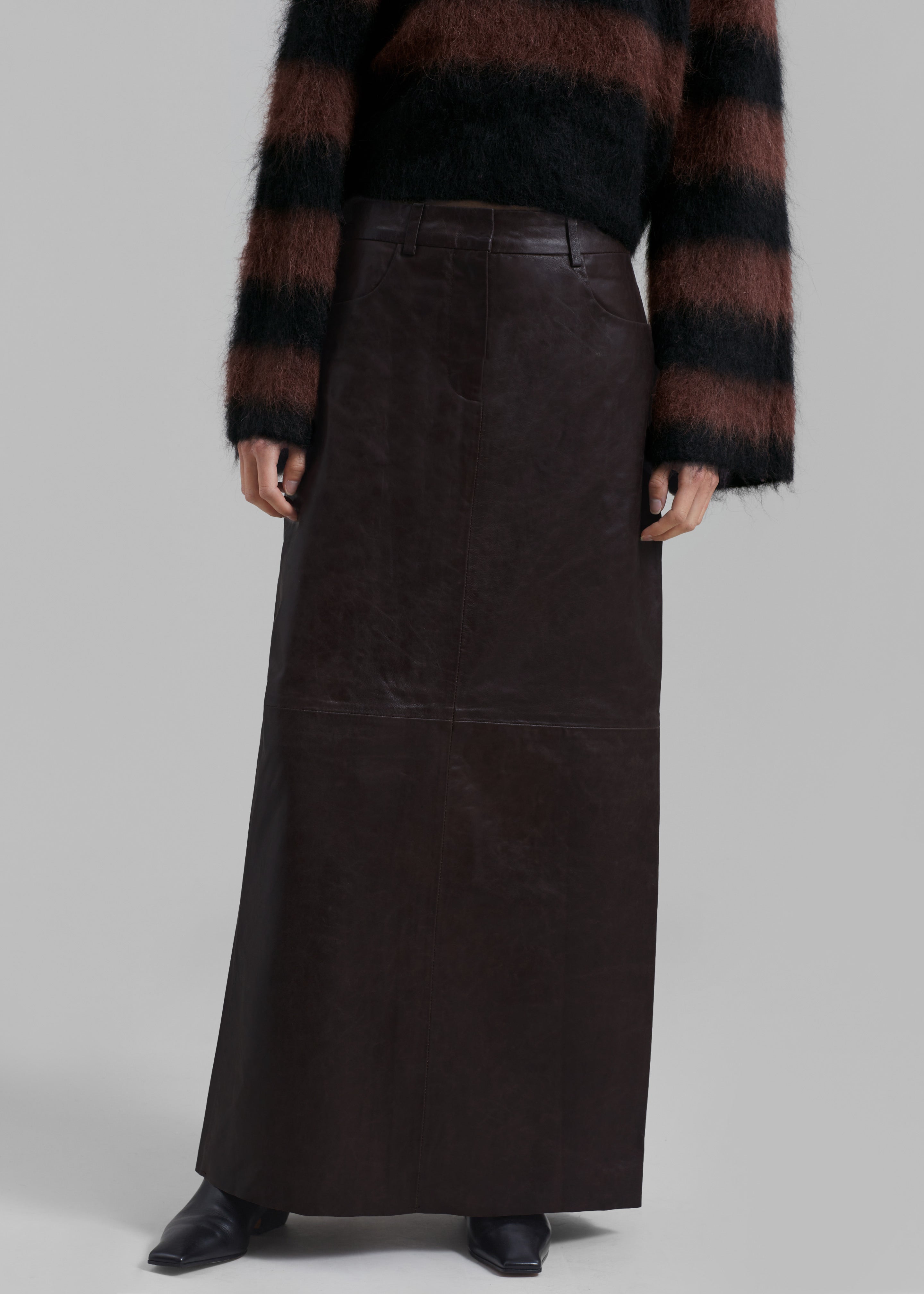 Gestuz Ibbie GZ MW Skirt - Deep Brown - 4