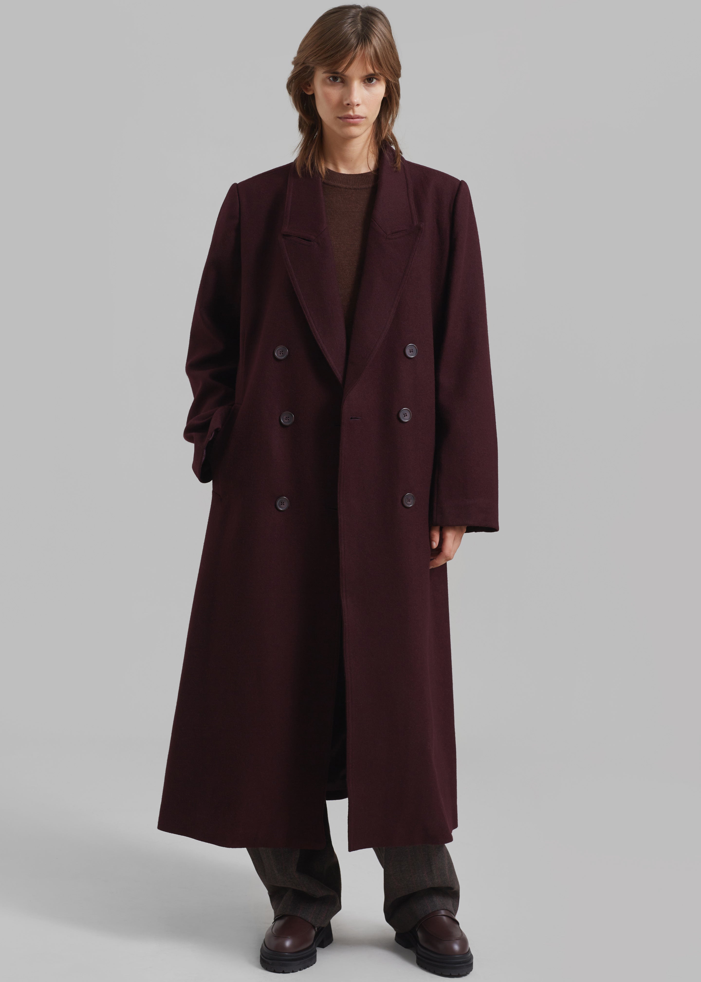 Gestuz Malene GZ Coat - Dark Bordeaux - 3
