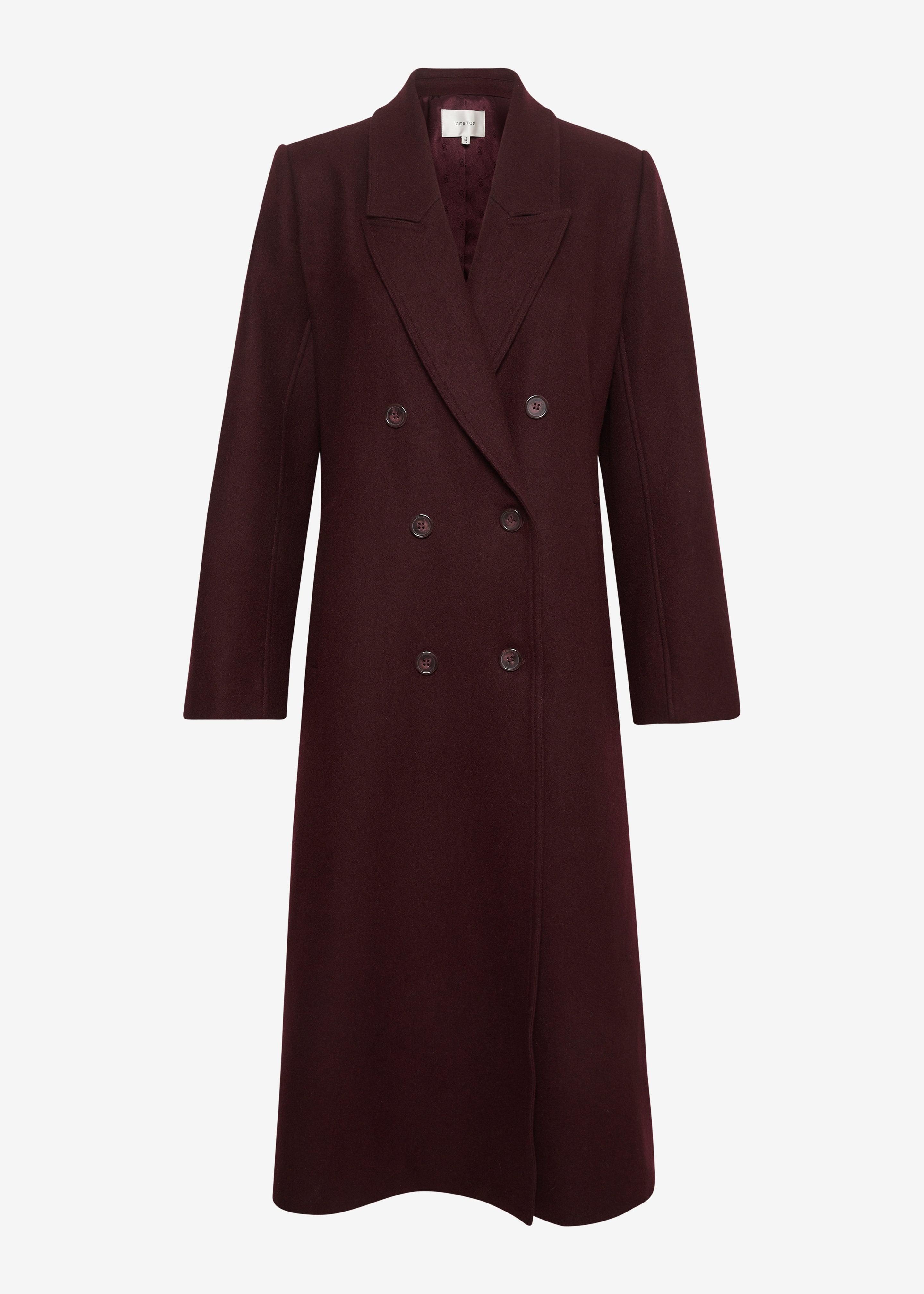 Gestuz Malene GZ Coat - Dark Bordeaux - 8