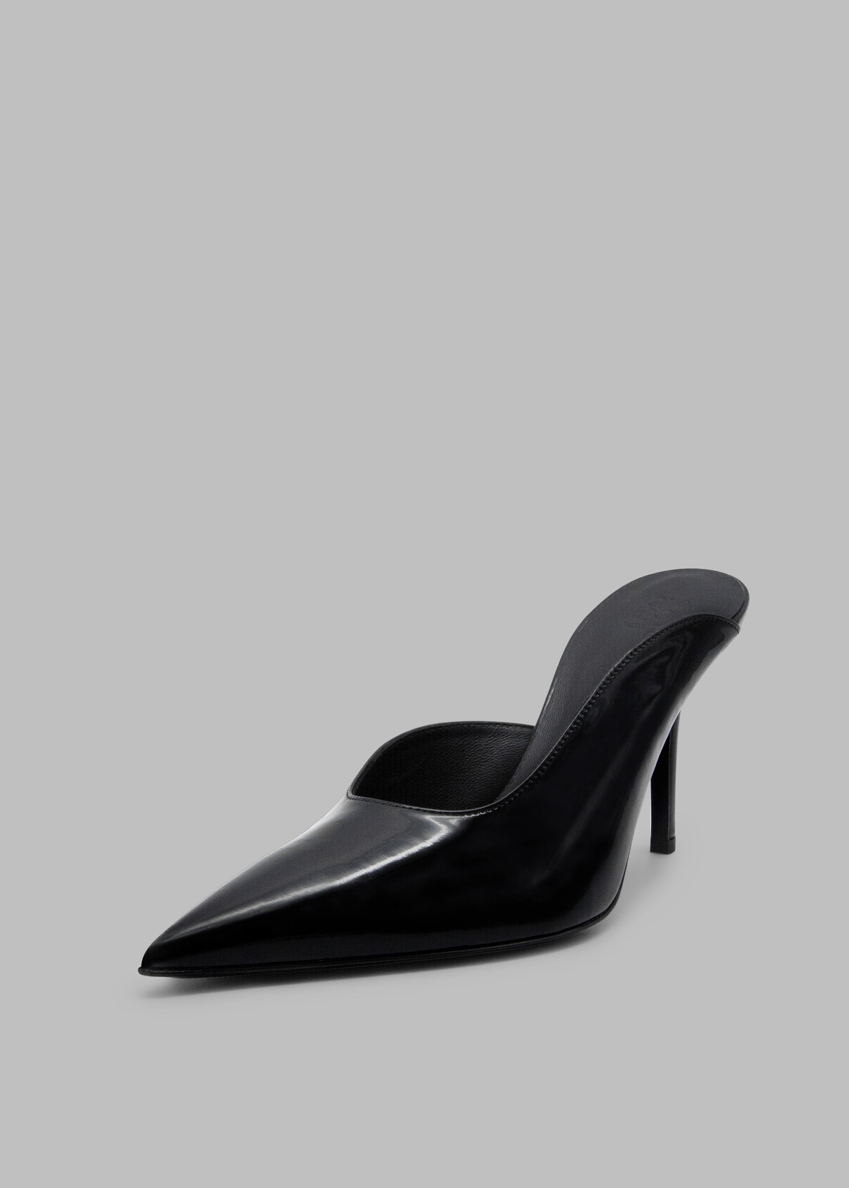 Gia Borghini Abella Heel Mule - Patent Black - 2