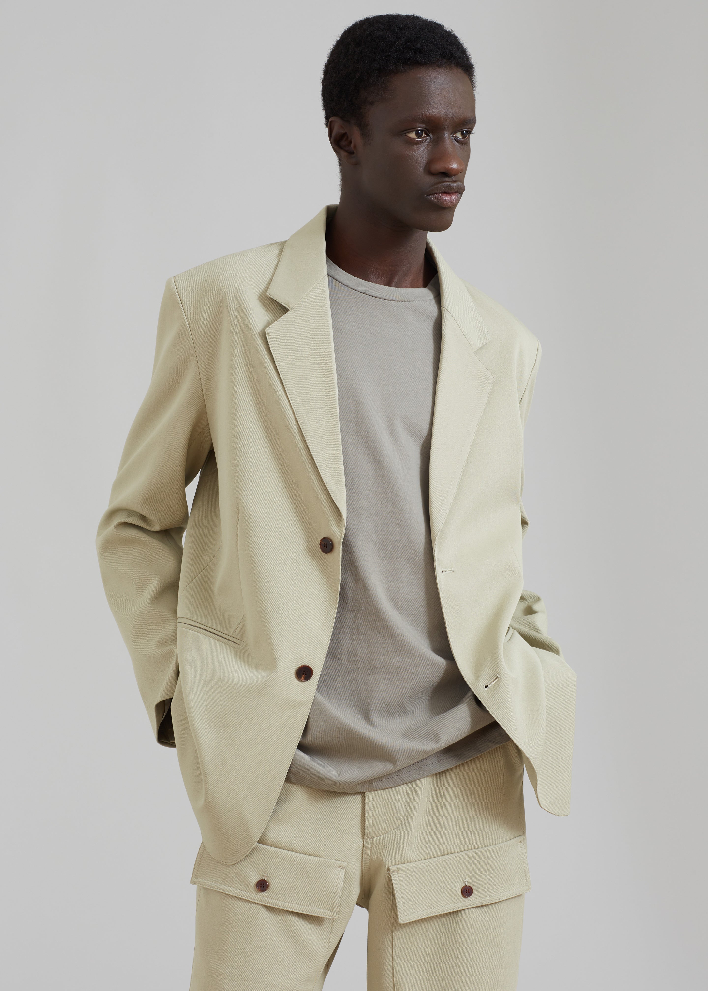 Grant Blazer - Slate Green - 3