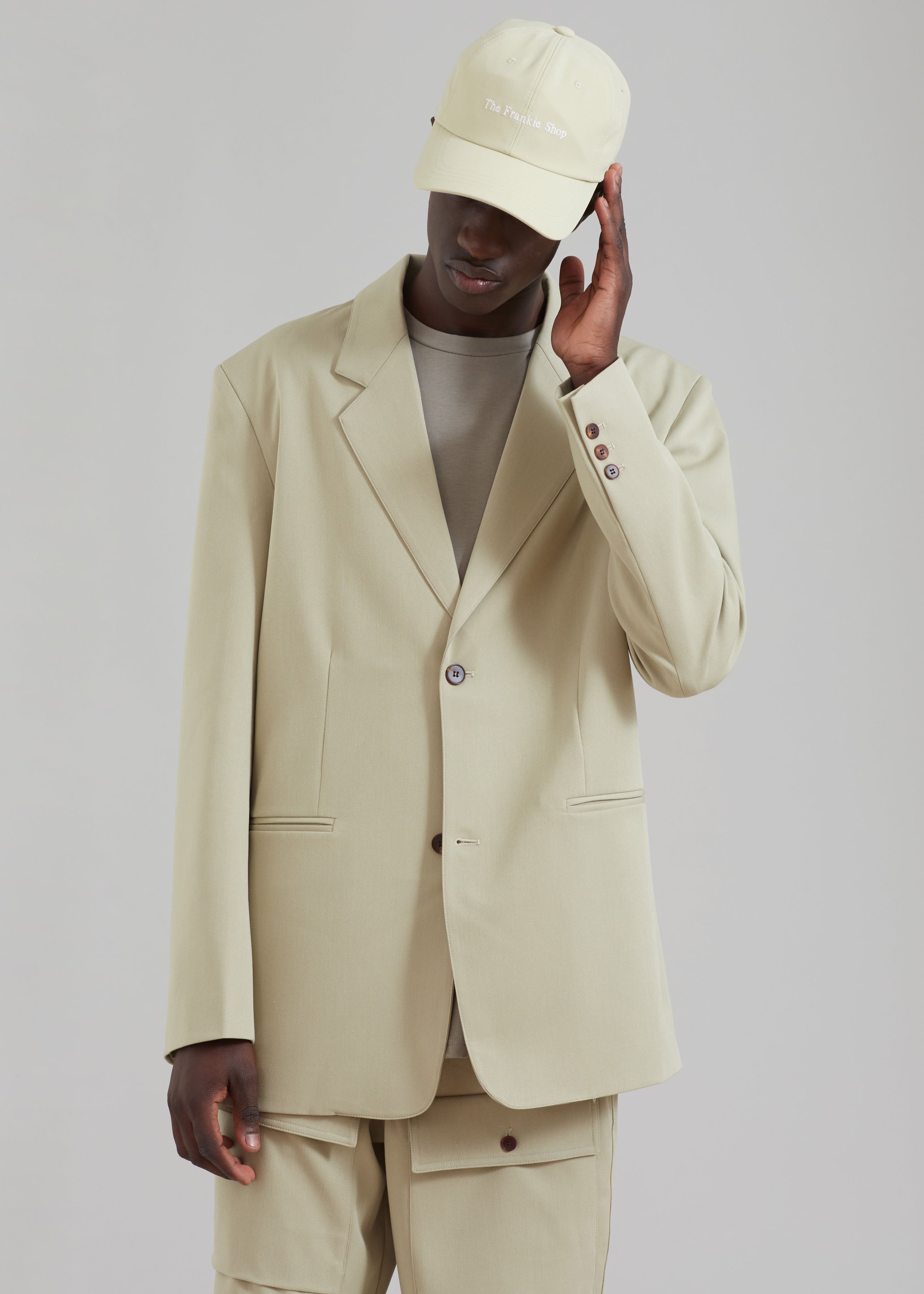 Grant Blazer - Slate Green - 1