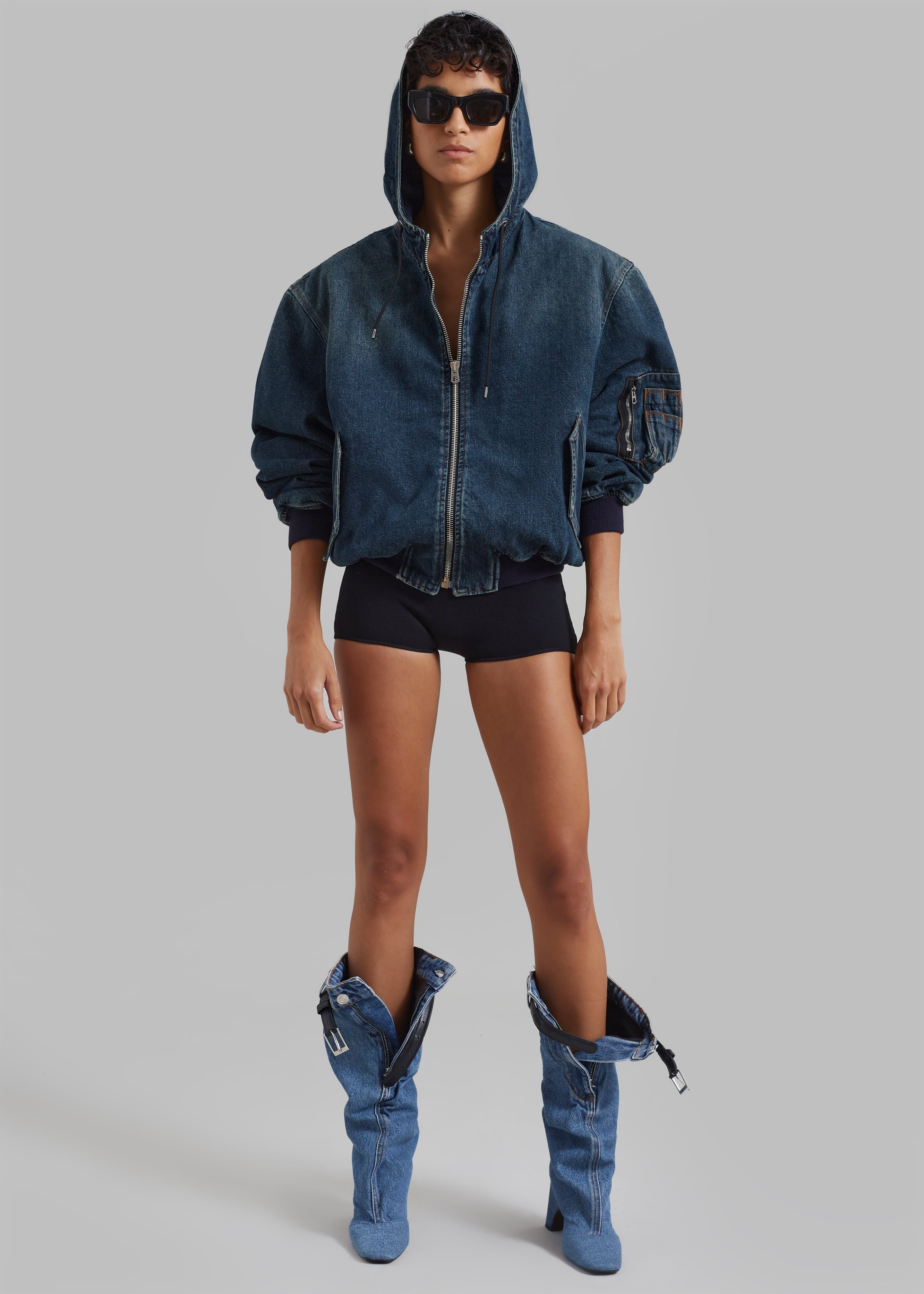 Haikure Benjamin Bomber - Darkly Blue - 1