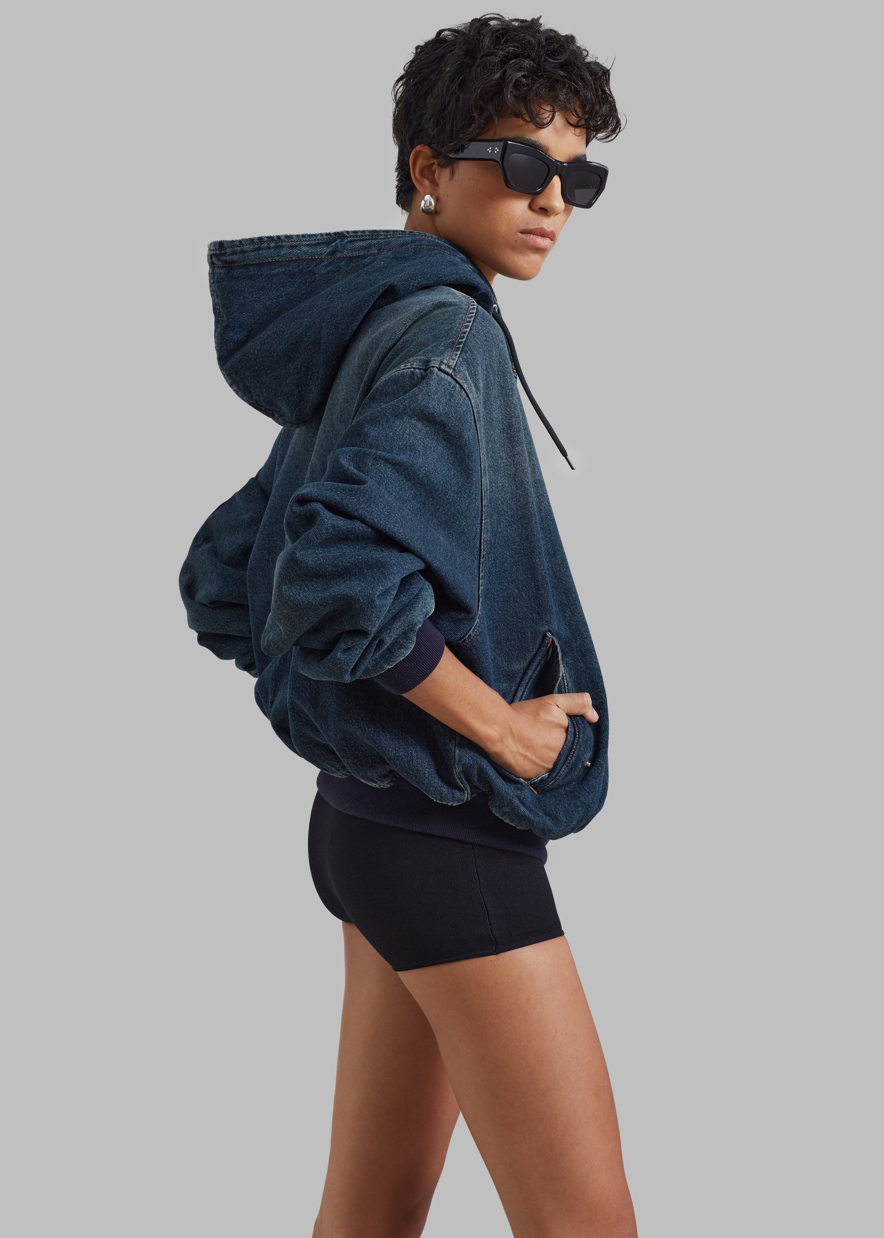 Haikure Benjamin Bomber - Darkly Blue - 3