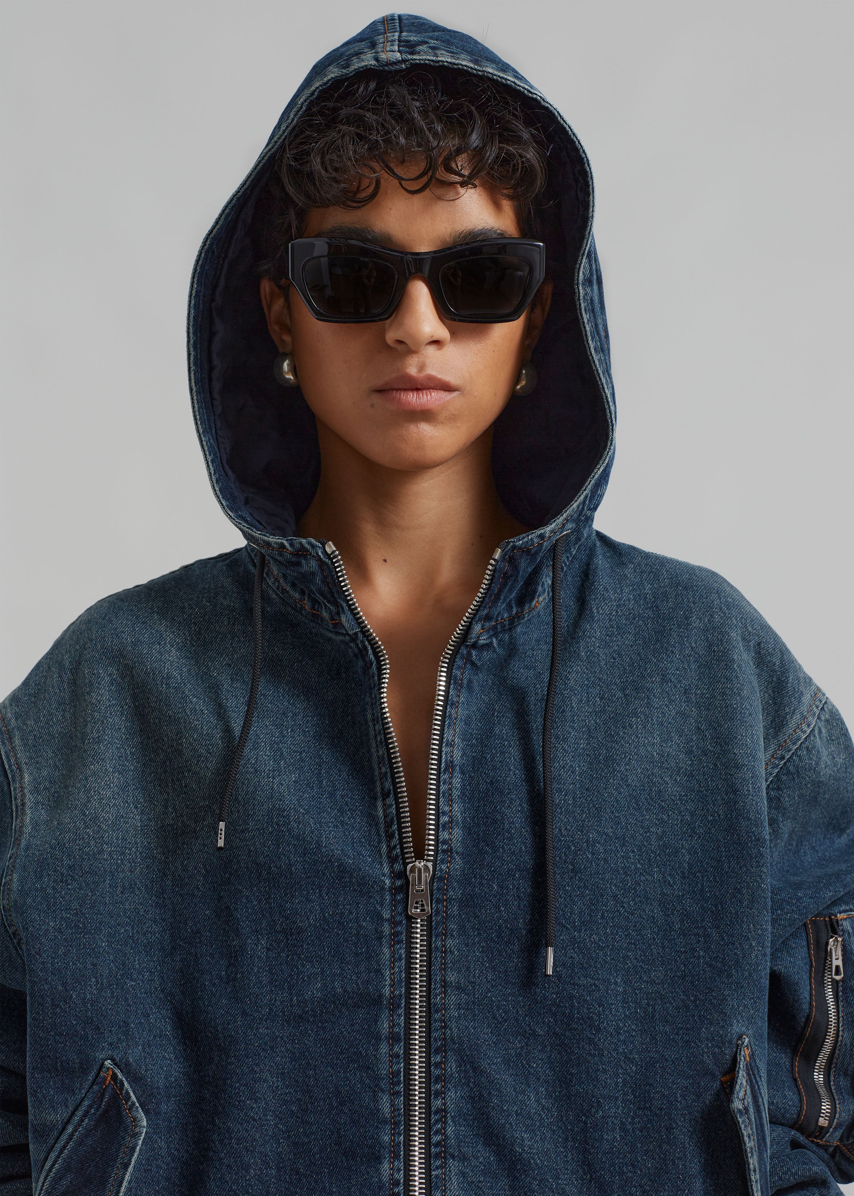 Haikure Benjamin Bomber - Darkly Blue - 4