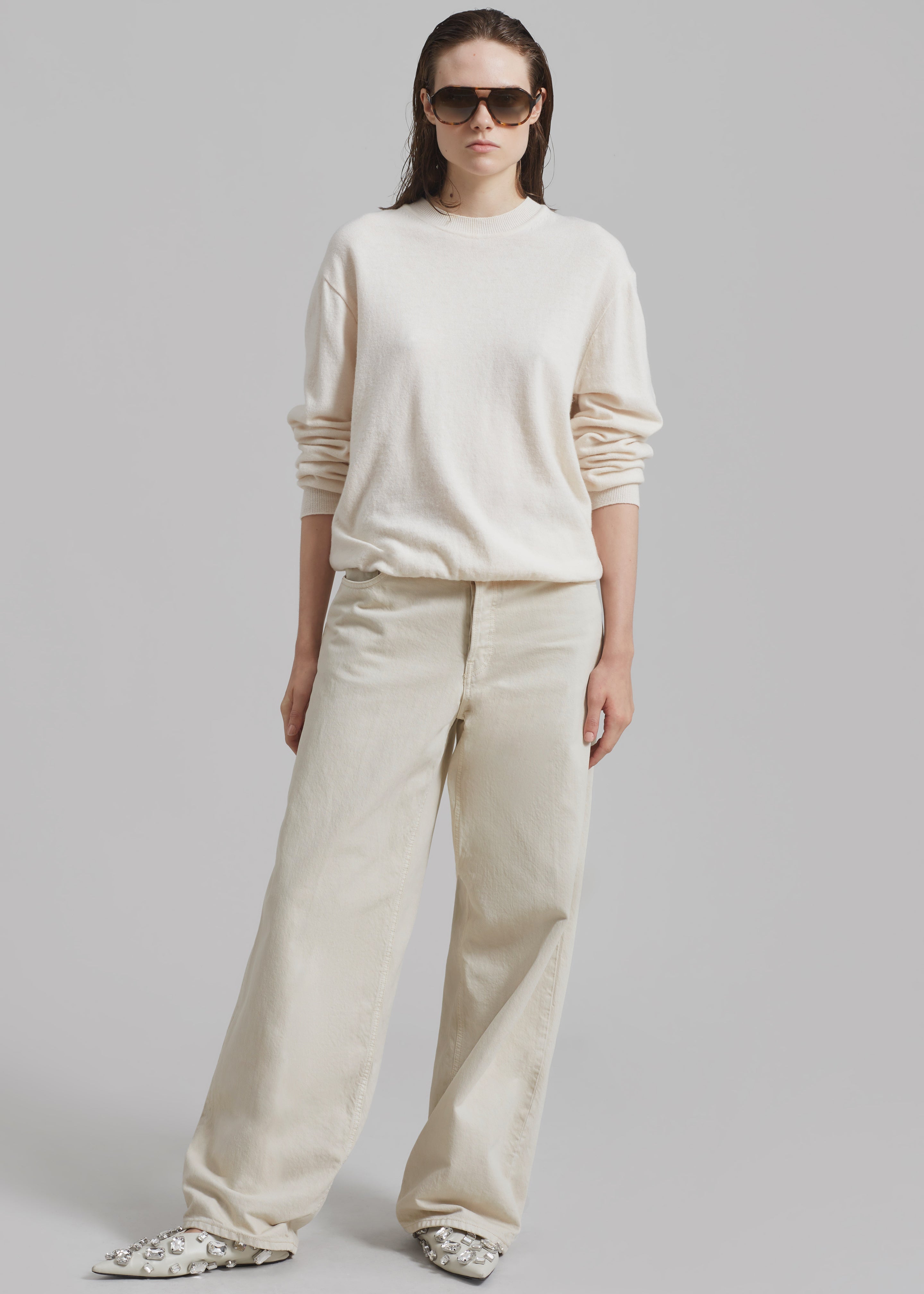 Haikure Bethany Pants - Natural - 1