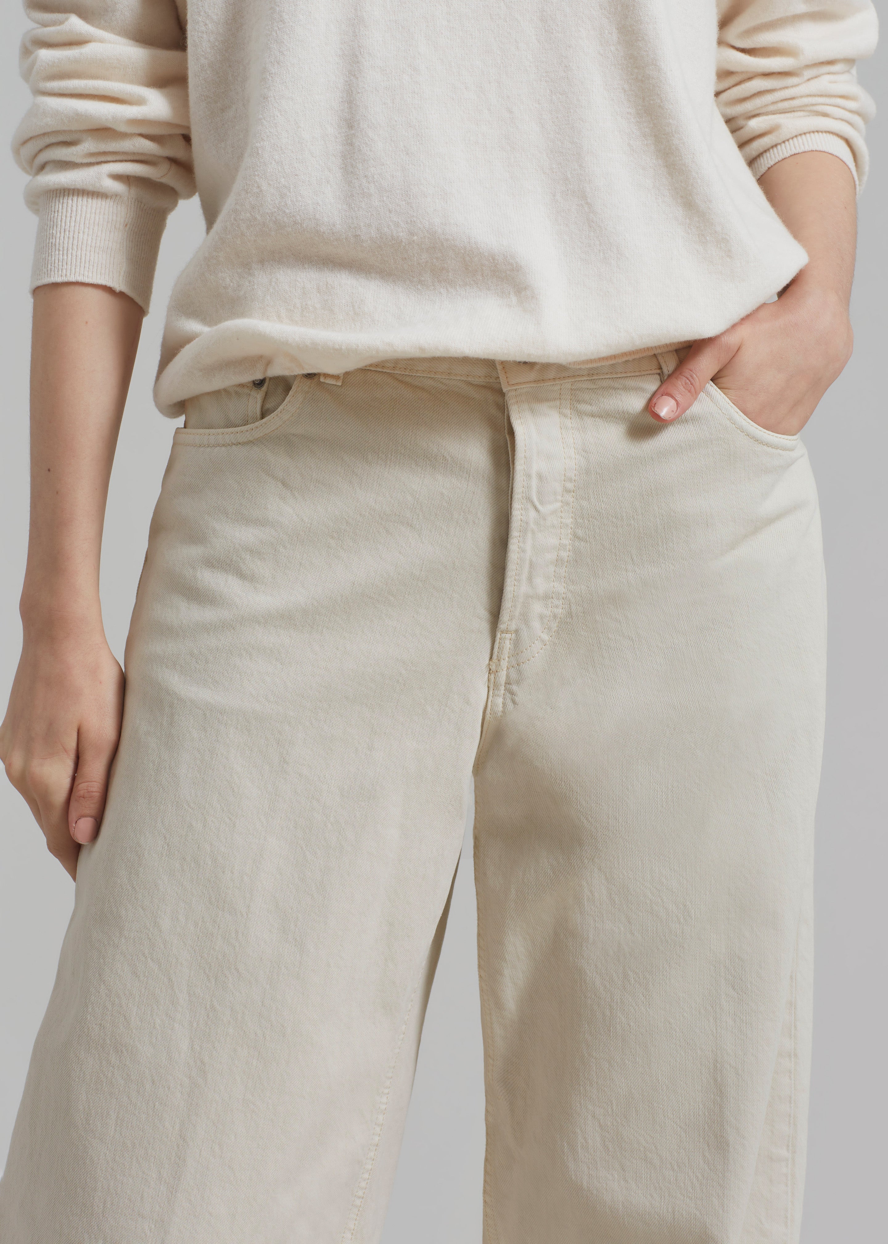Haikure Bethany Pants - Natural - 3