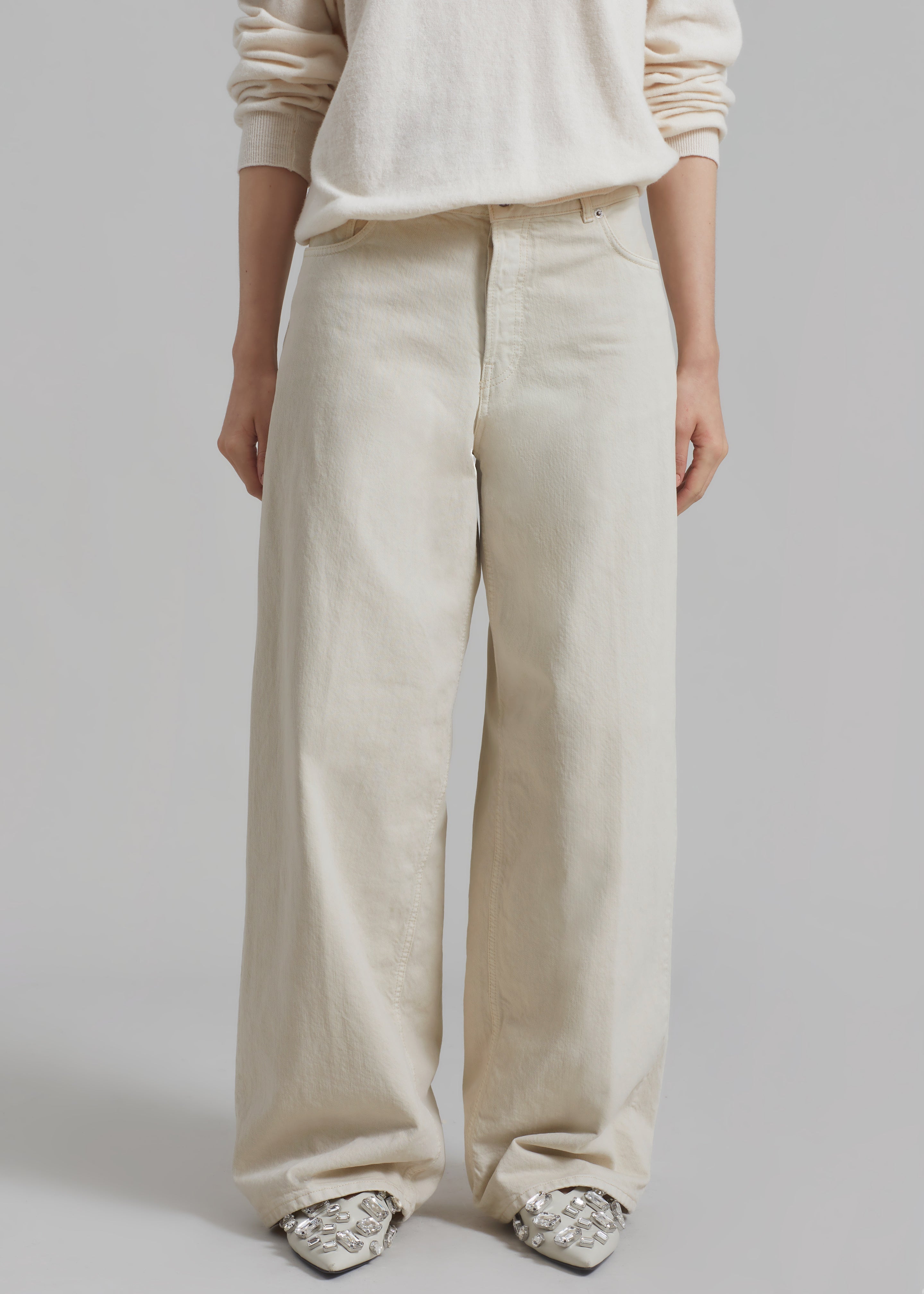 Haikure Bethany Pants - Natural - 4