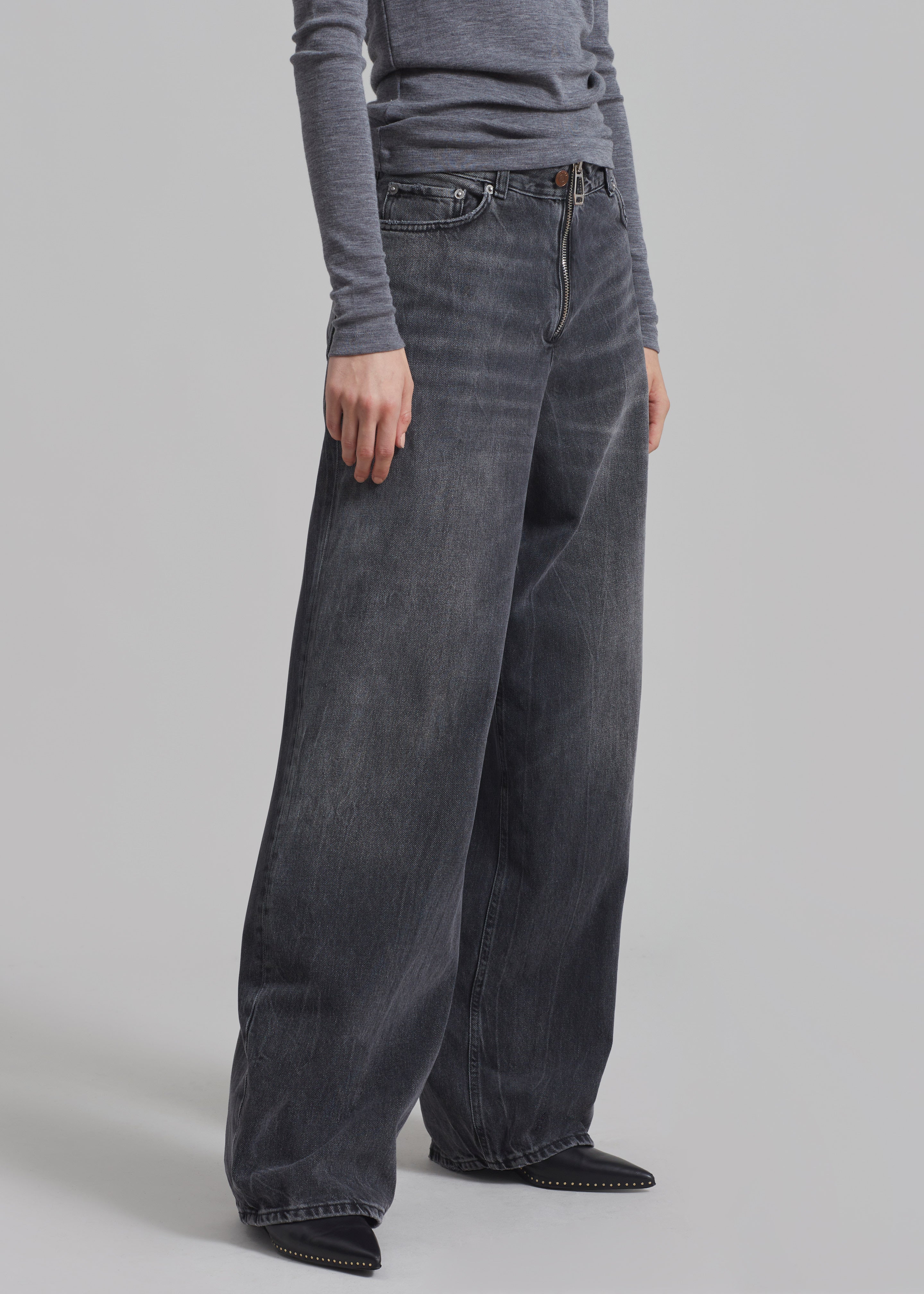 Haikure Bethany Zip Pants - Spider Black - 5