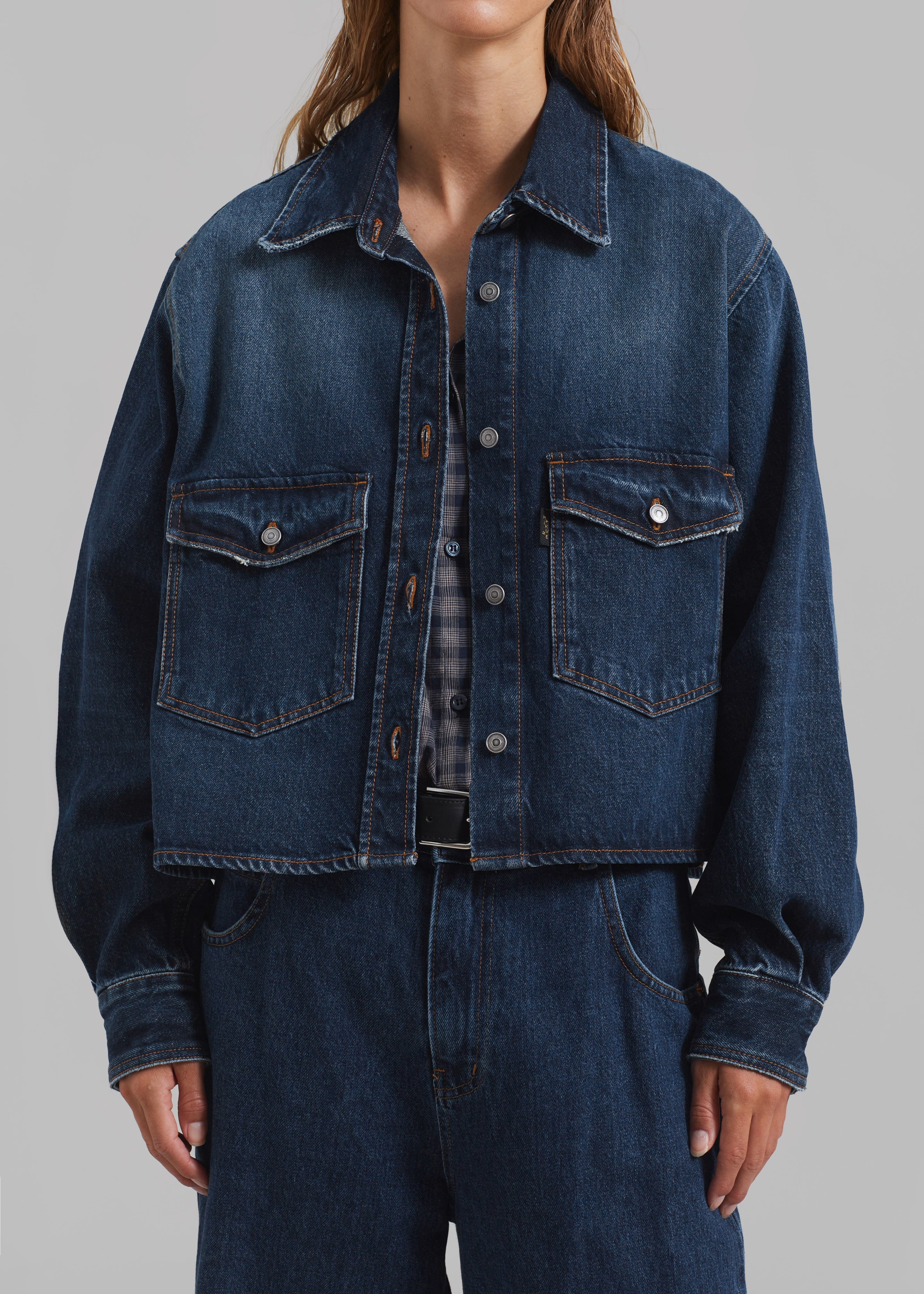 Haikure Chloe Shirt - Deep Blue - 4