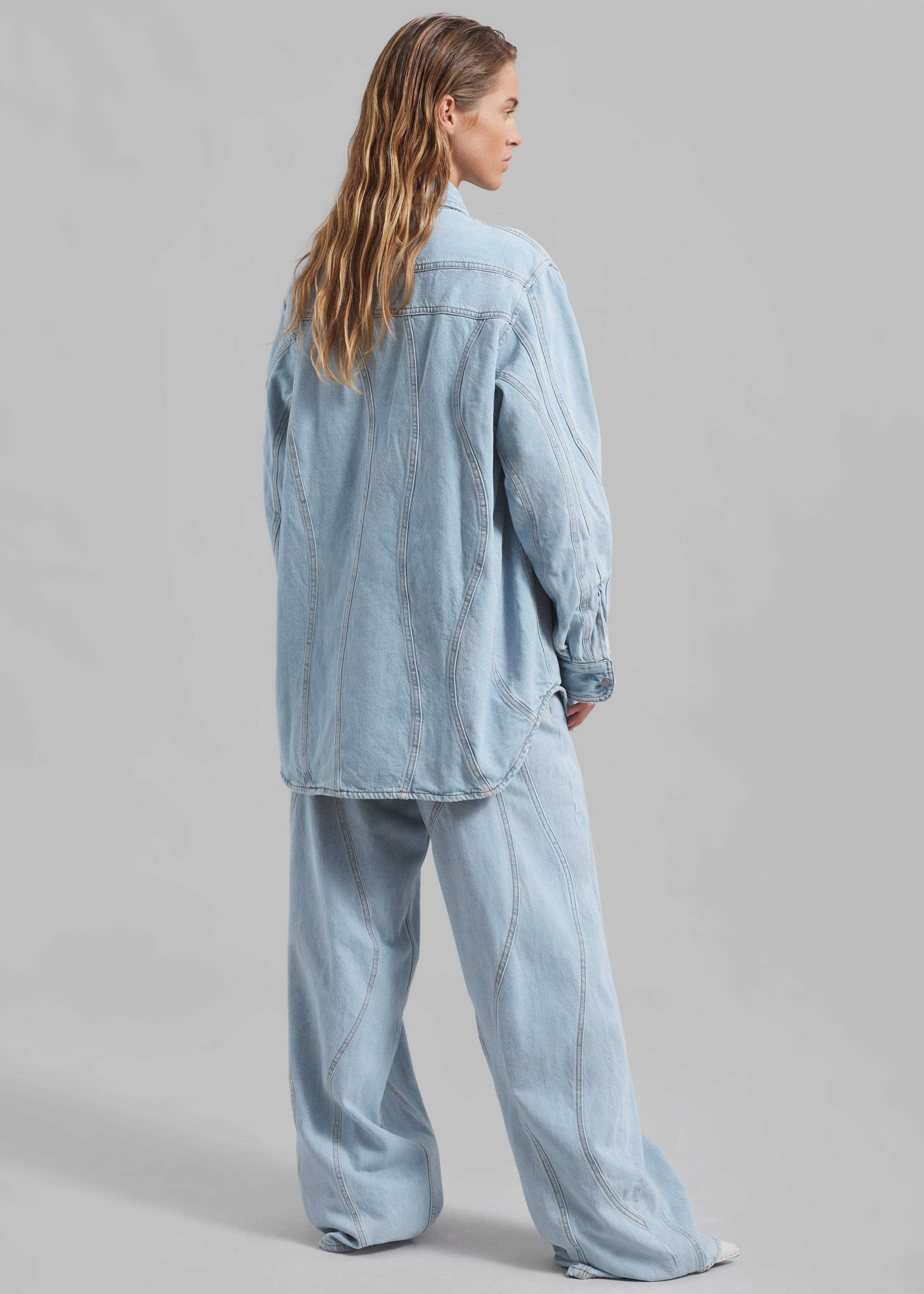Haikure Octavia Shirt - Wave Blue Sea - 5