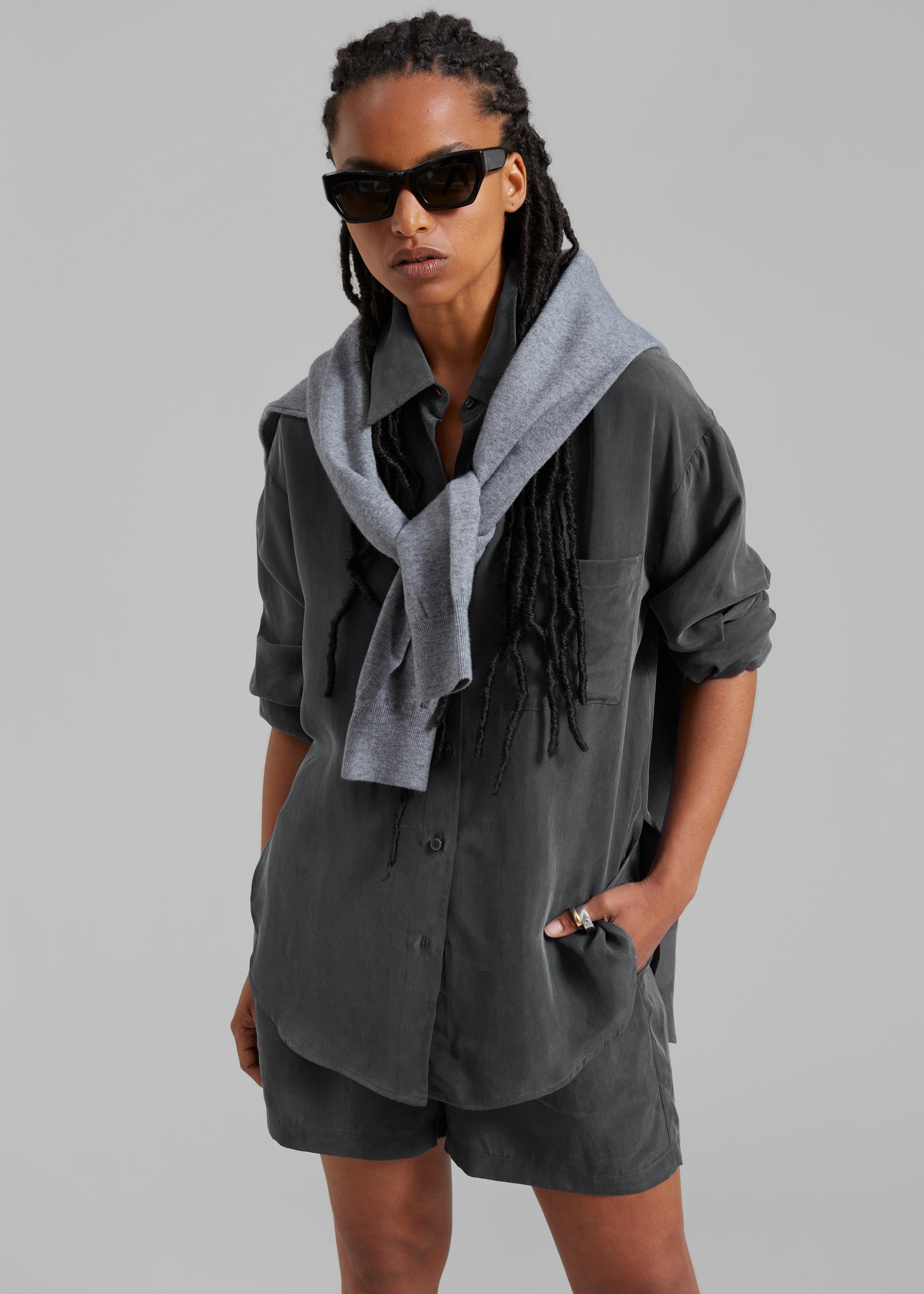 Haneul Shirt - Charcoal - 1