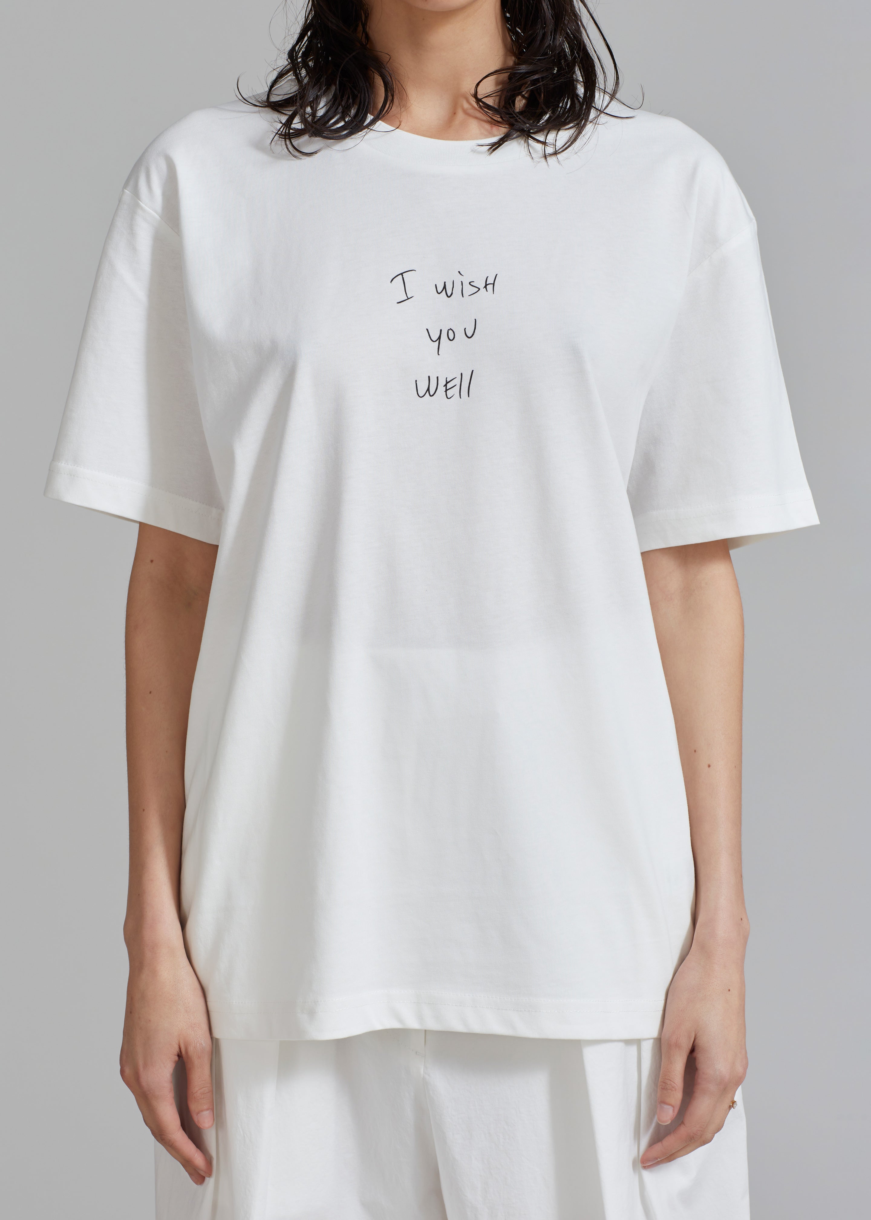 The Frankie Shop x Thomas Lélu Slope T-Shirt - Off White/Black - 6