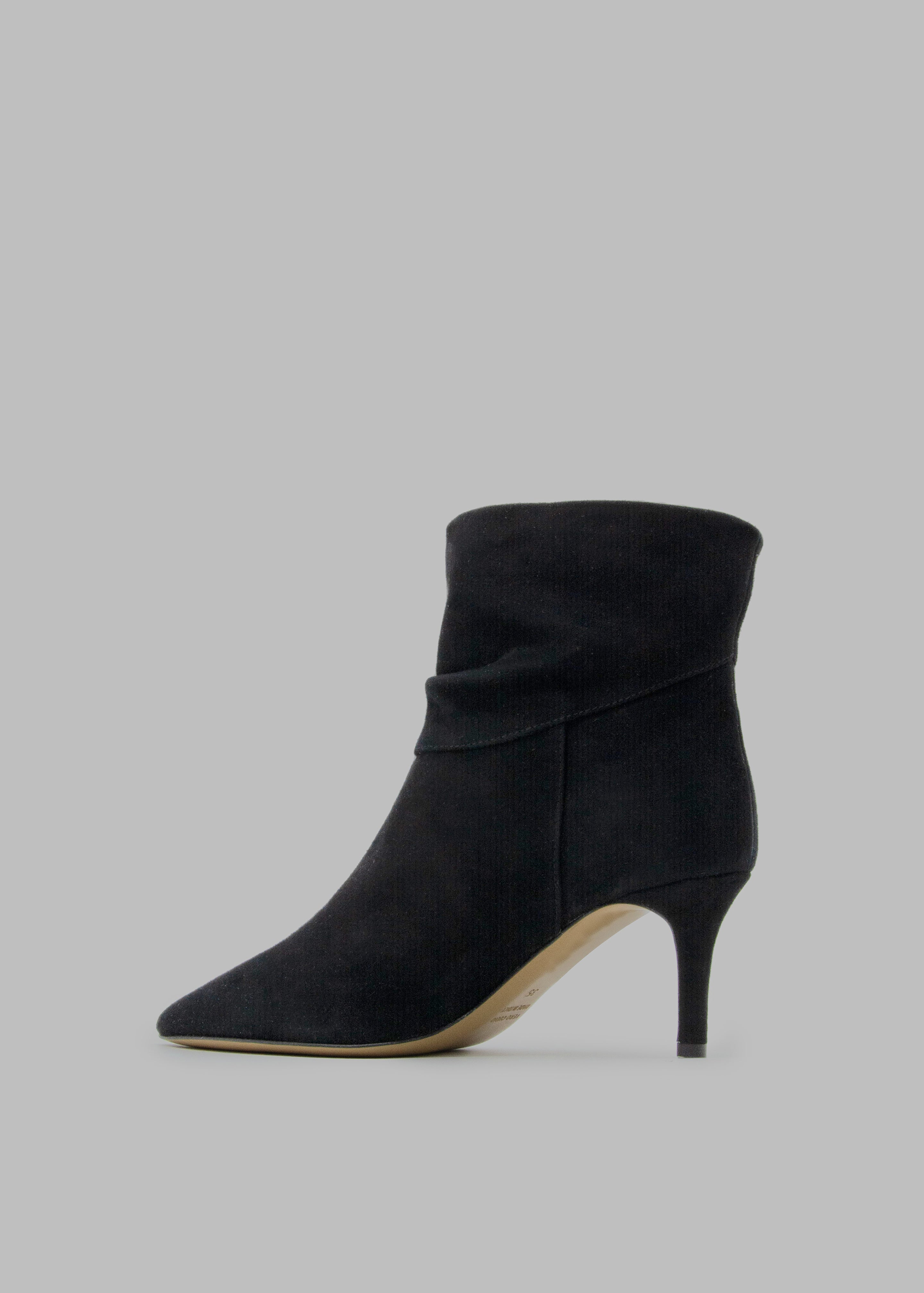 Ilio Smeraldo x Geraldine Boublil Suede Leather Boots - Black - 3