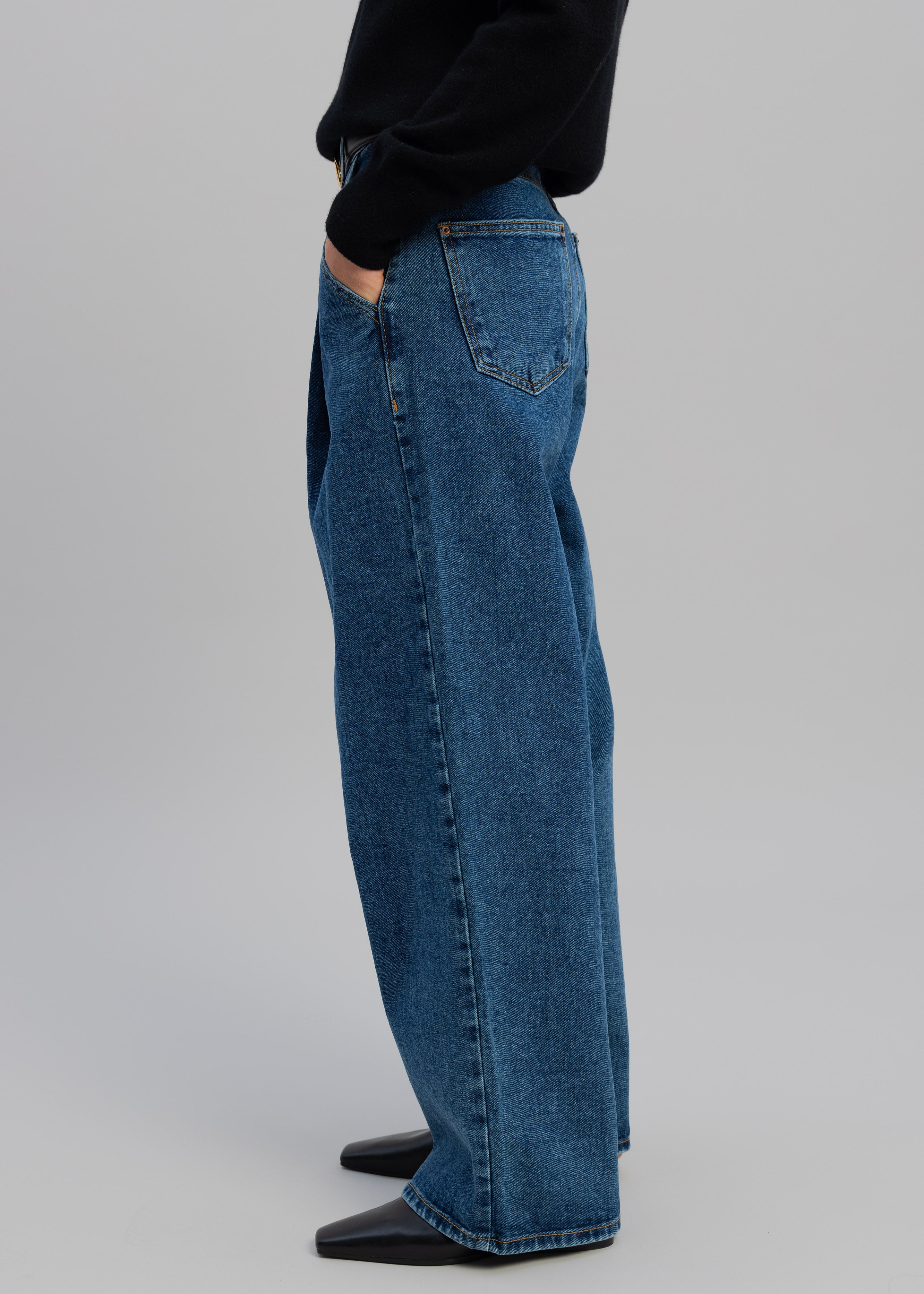 Isabella Denim Pants - Medium Wash - 7