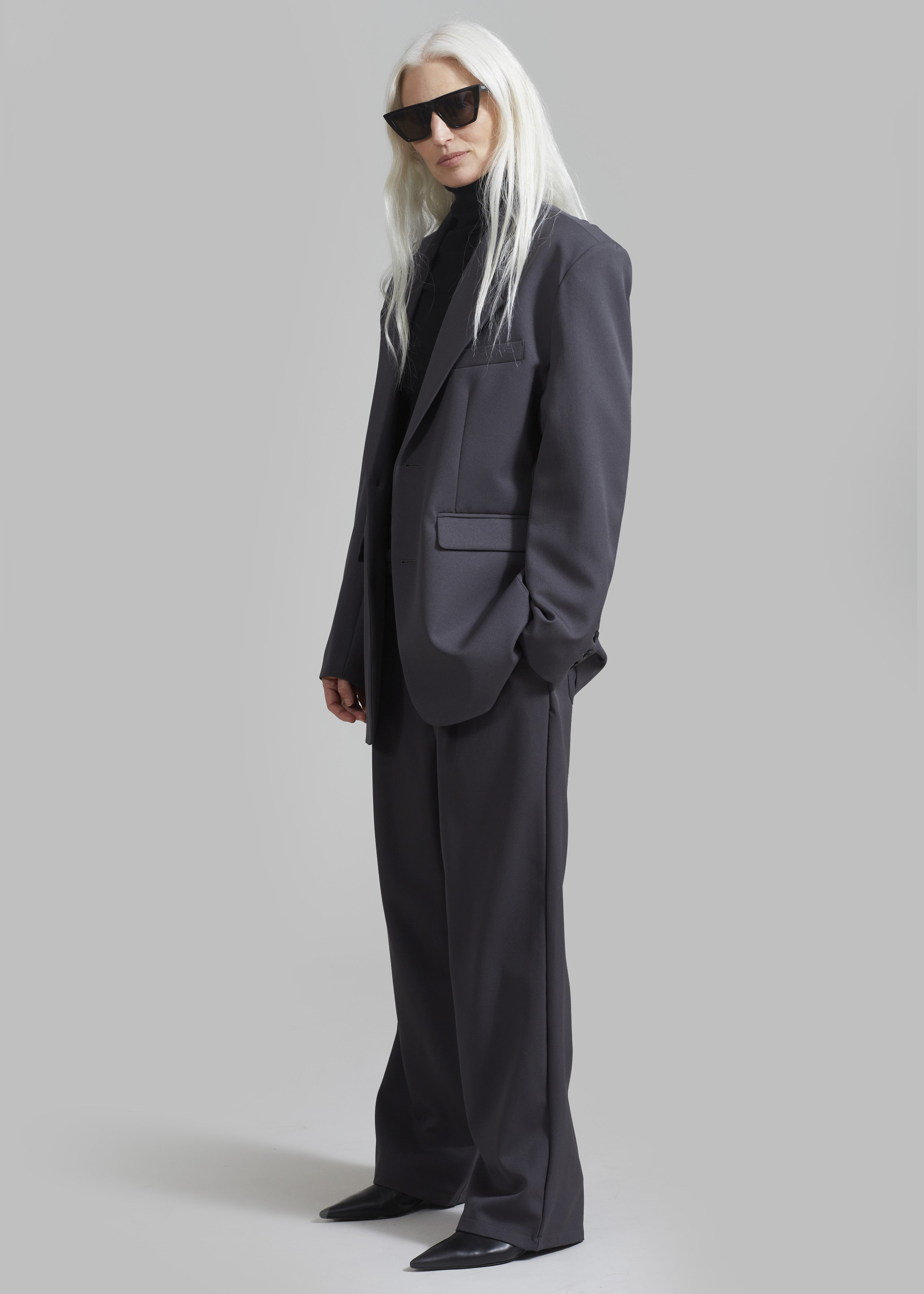 Janell Blazer - Dark Grey - 4
